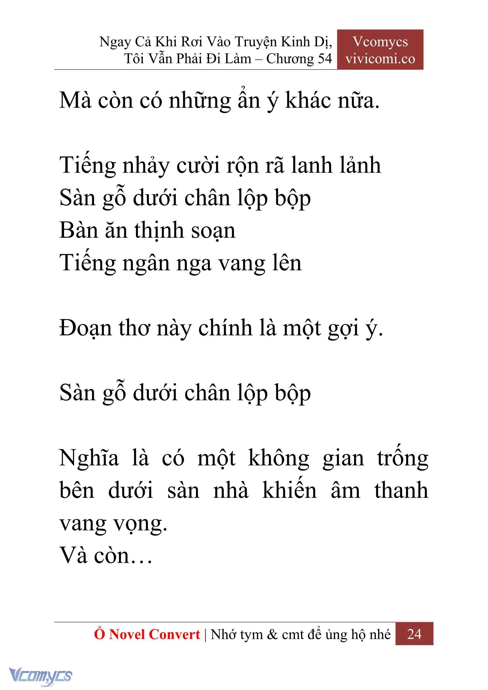 [Novel] Ngay Cả Khi Rơi Vào Truyện Kinh Dị, Tôi Vẫn Phải Đi Làm Chapter  54 - 26