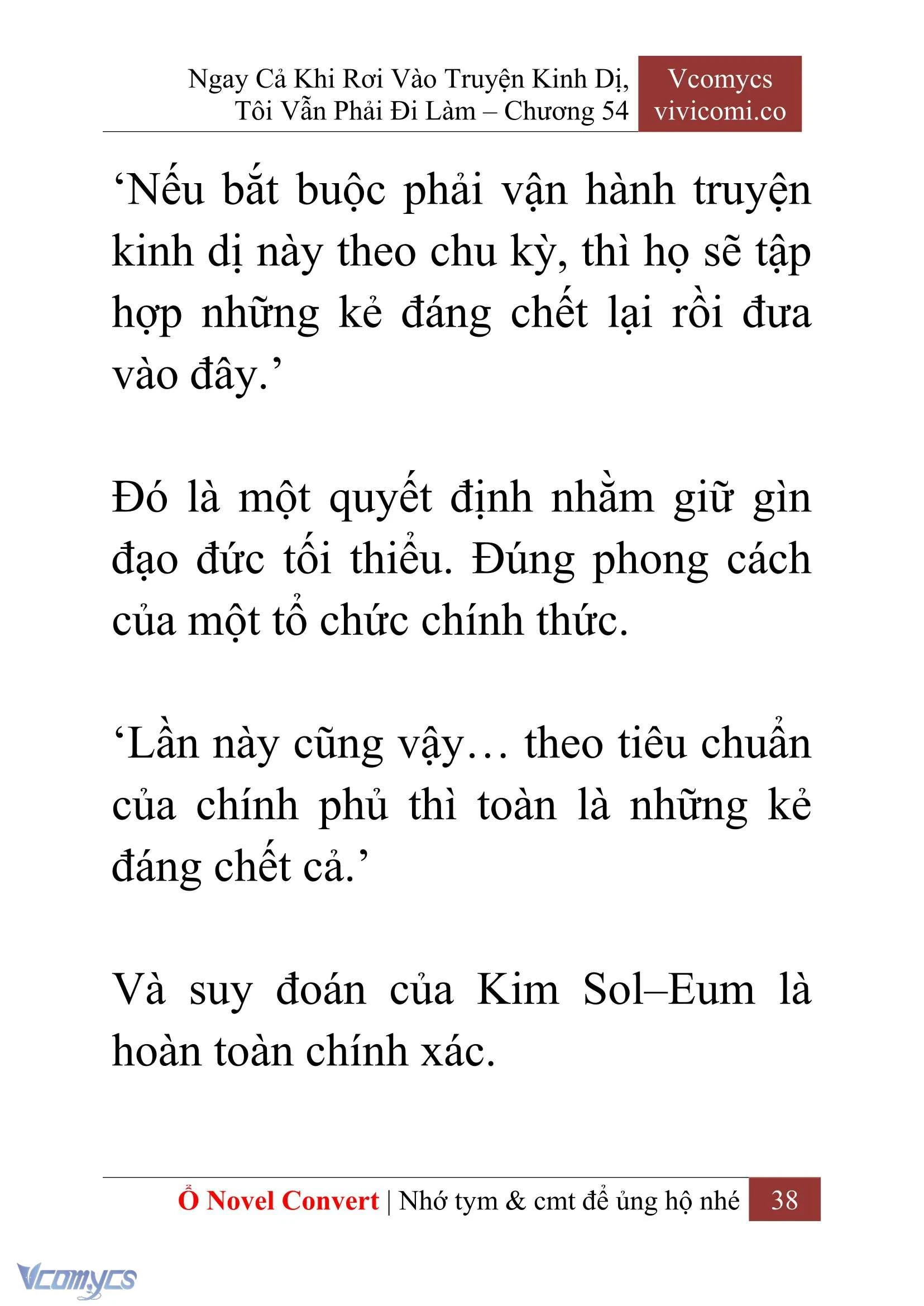 [Novel] Ngay Cả Khi Rơi Vào Truyện Kinh Dị, Tôi Vẫn Phải Đi Làm Chapter  54 - 40