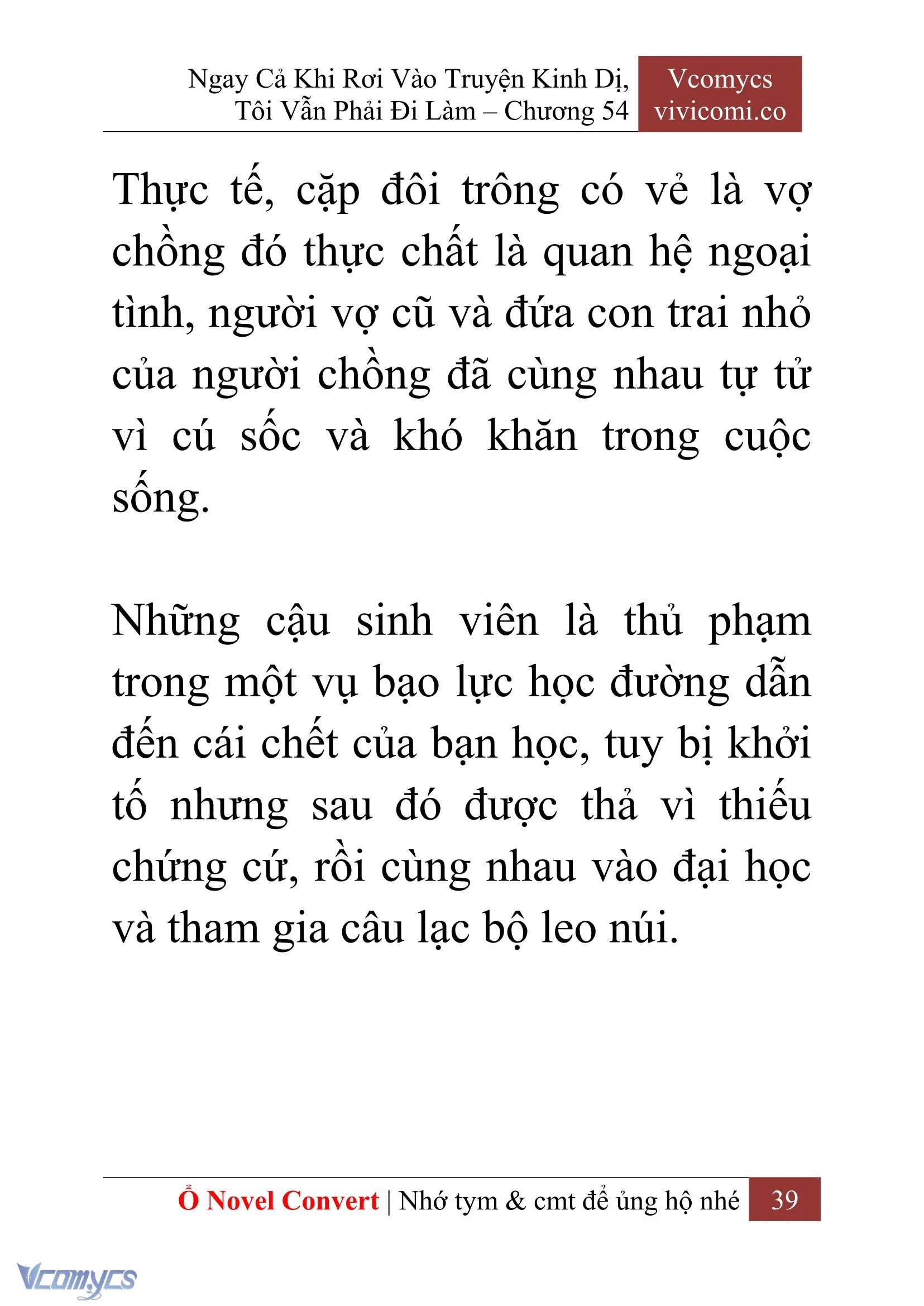 [Novel] Ngay Cả Khi Rơi Vào Truyện Kinh Dị, Tôi Vẫn Phải Đi Làm Chapter  54 - 41