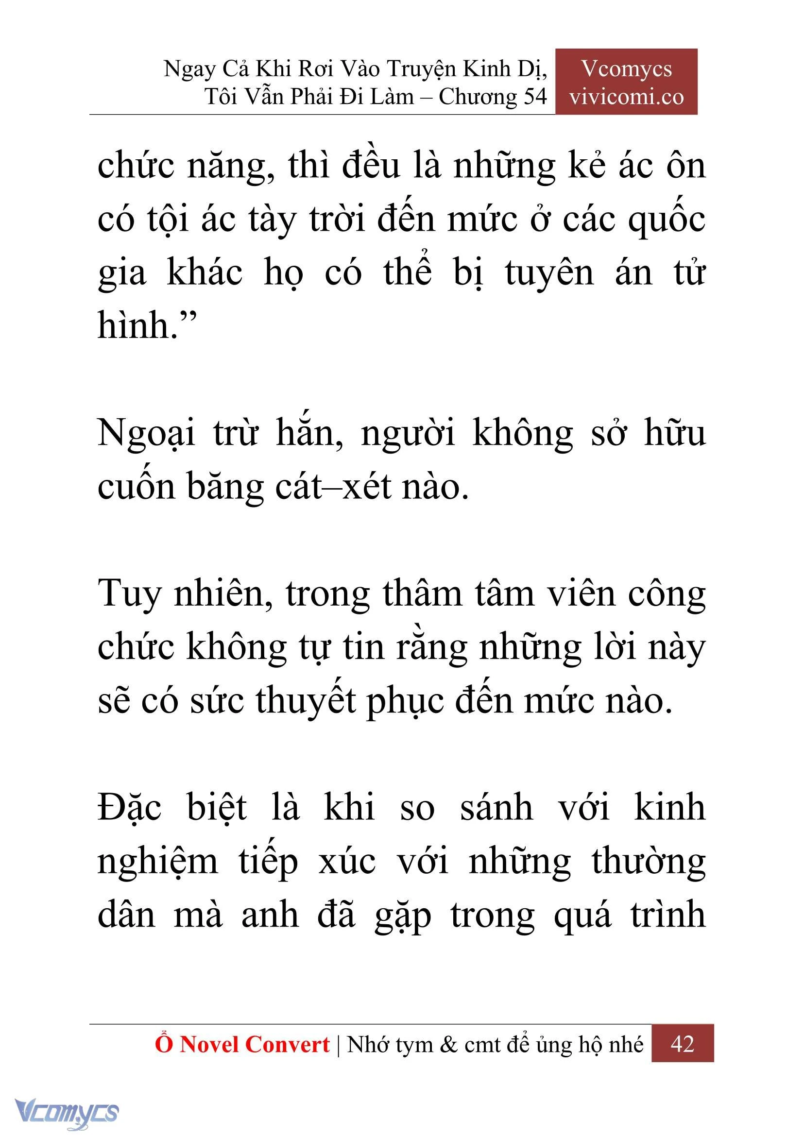 [Novel] Ngay Cả Khi Rơi Vào Truyện Kinh Dị, Tôi Vẫn Phải Đi Làm Chapter  54 - 44