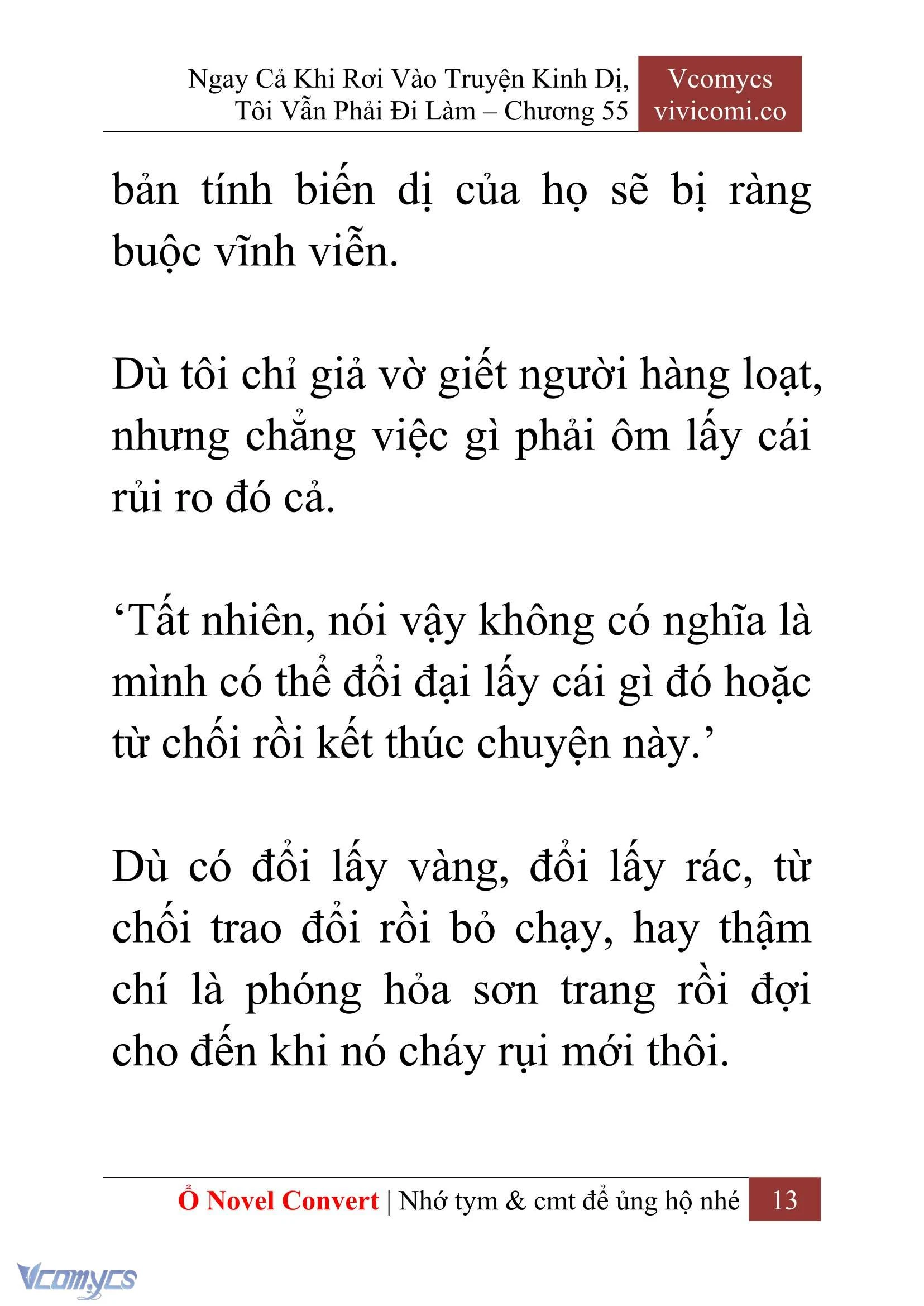 [Novel] Ngay Cả Khi Rơi Vào Truyện Kinh Dị, Tôi Vẫn Phải Đi Làm Chapter  55 - 15