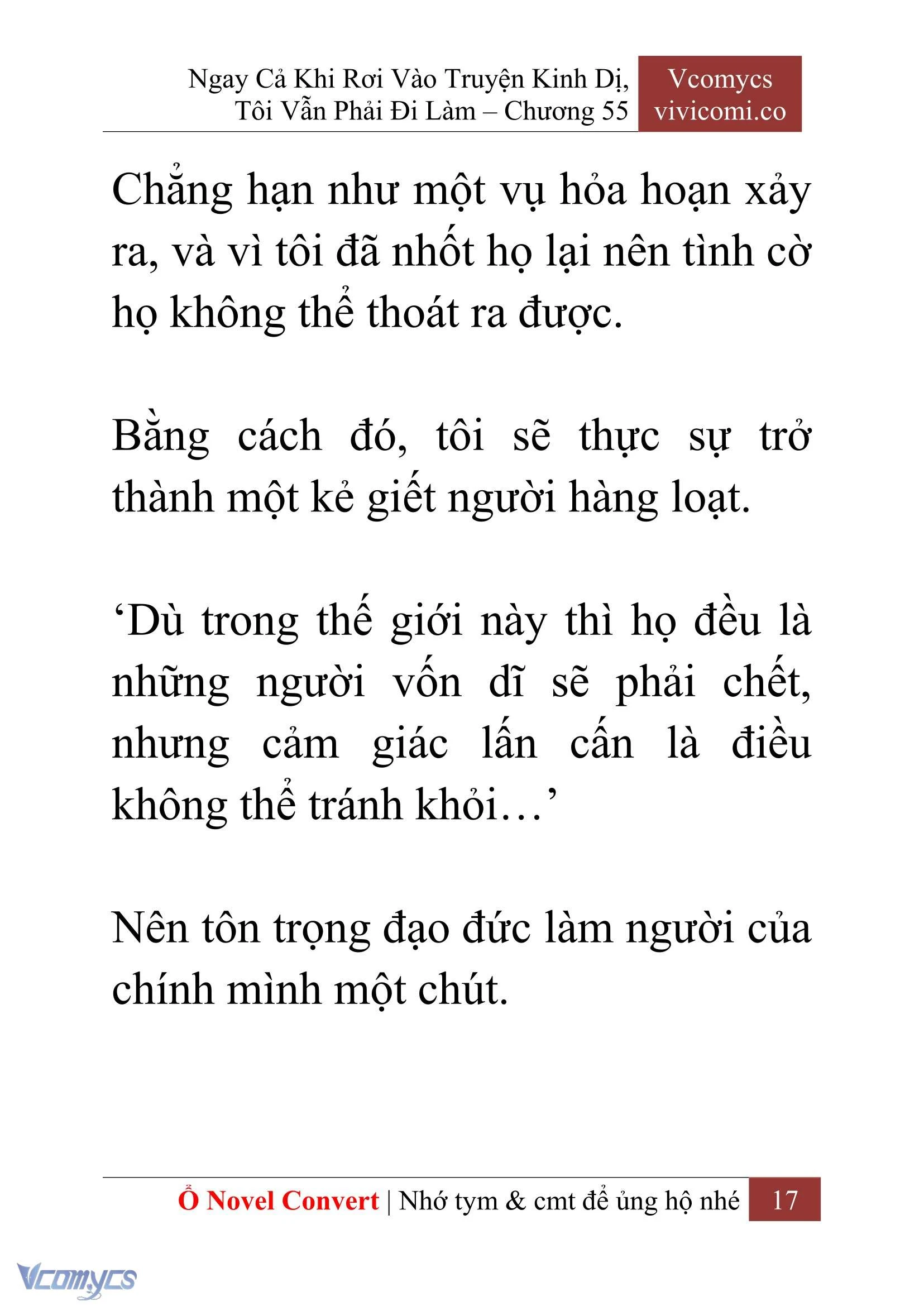 [Novel] Ngay Cả Khi Rơi Vào Truyện Kinh Dị, Tôi Vẫn Phải Đi Làm Chapter  55 - 19