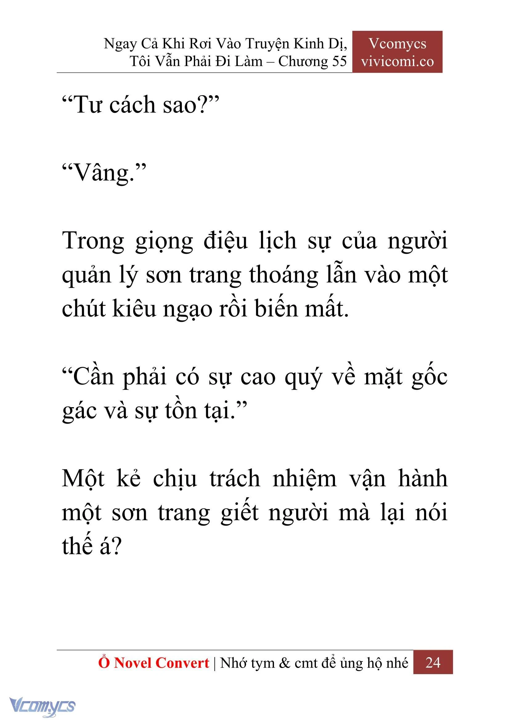 [Novel] Ngay Cả Khi Rơi Vào Truyện Kinh Dị, Tôi Vẫn Phải Đi Làm Chapter  55 - 26