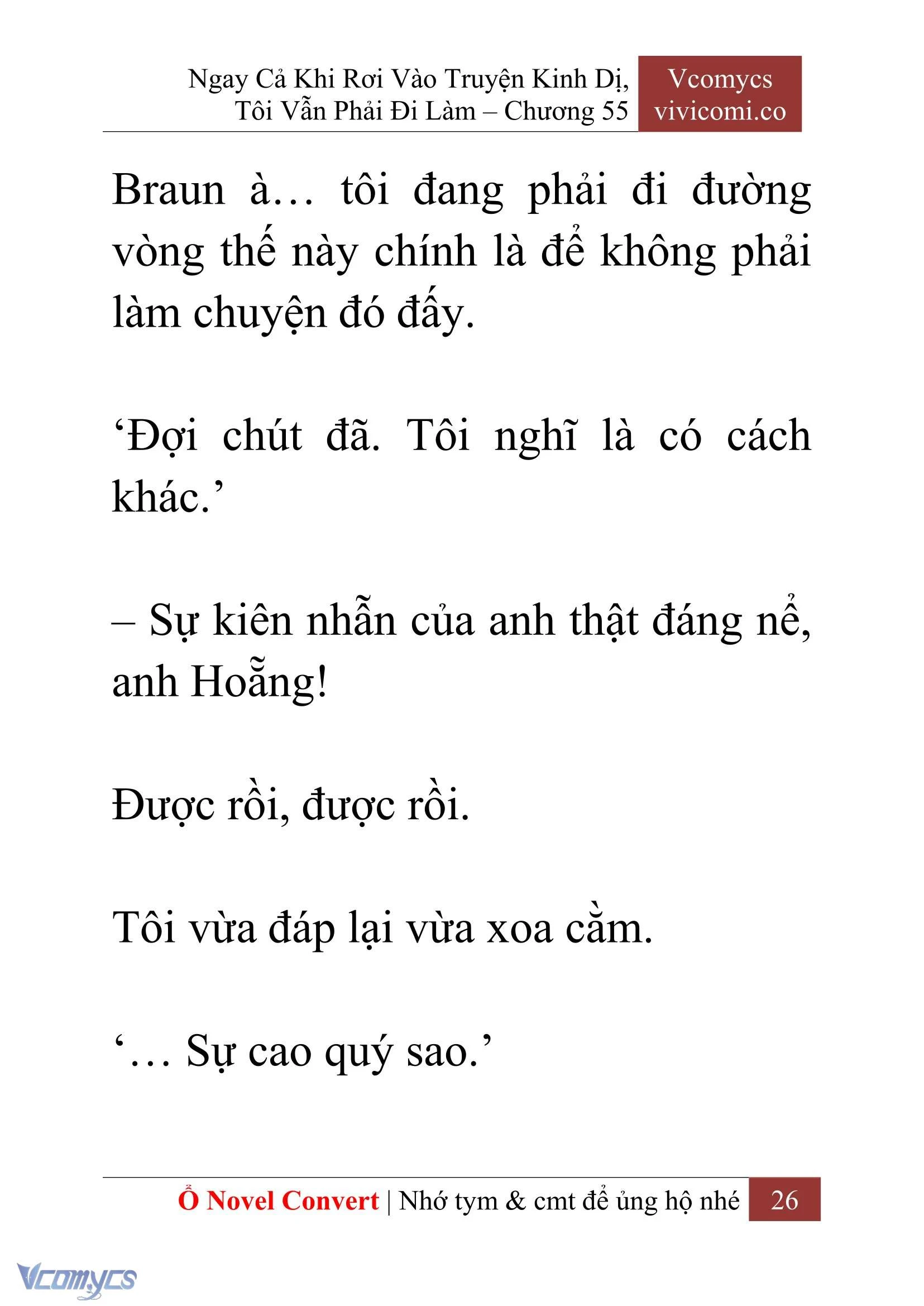 [Novel] Ngay Cả Khi Rơi Vào Truyện Kinh Dị, Tôi Vẫn Phải Đi Làm Chapter  55 - 28
