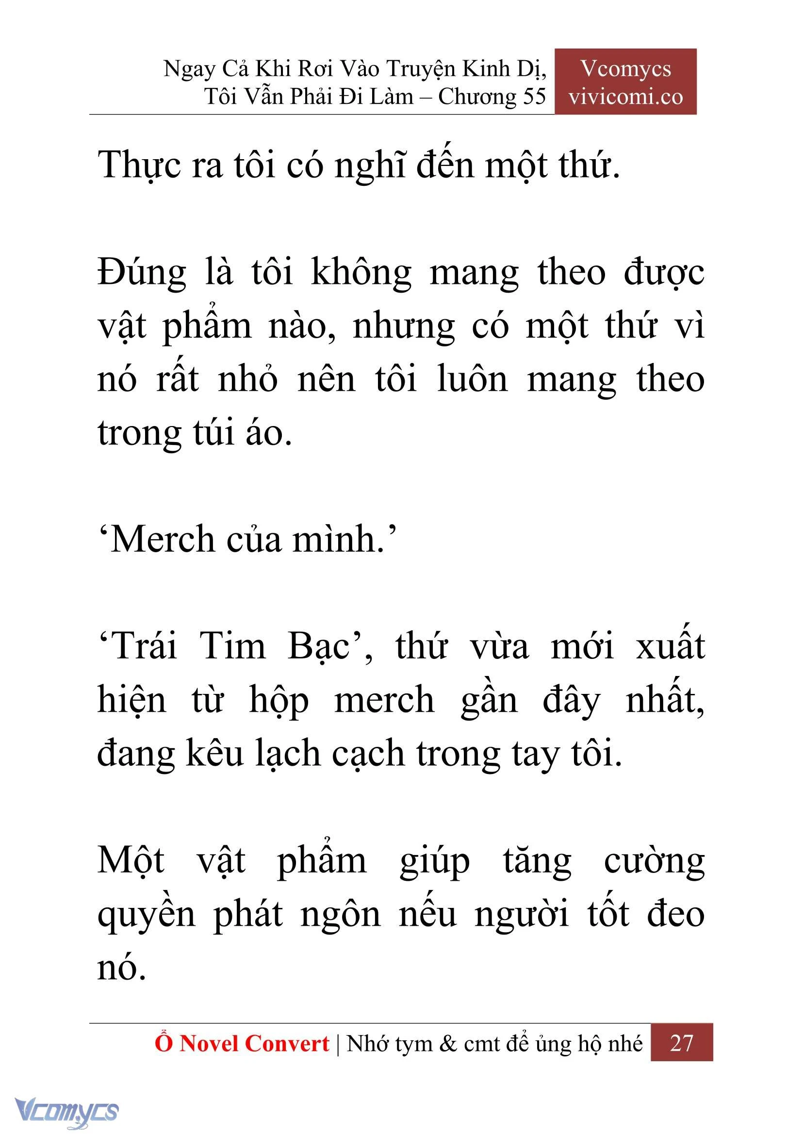 [Novel] Ngay Cả Khi Rơi Vào Truyện Kinh Dị, Tôi Vẫn Phải Đi Làm Chapter  55 - 29