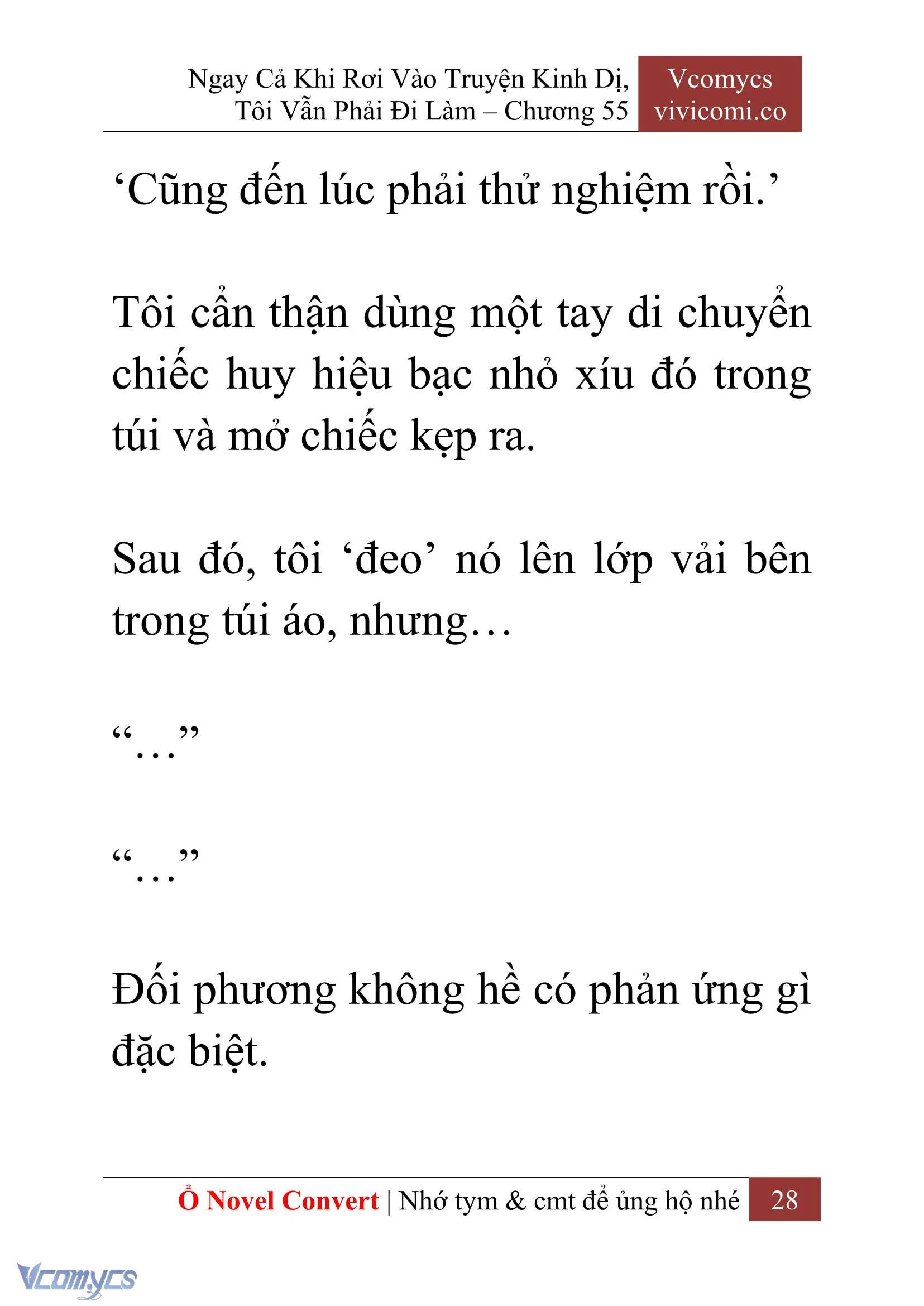 [Novel] Ngay Cả Khi Rơi Vào Truyện Kinh Dị, Tôi Vẫn Phải Đi Làm Chapter  55 - 30