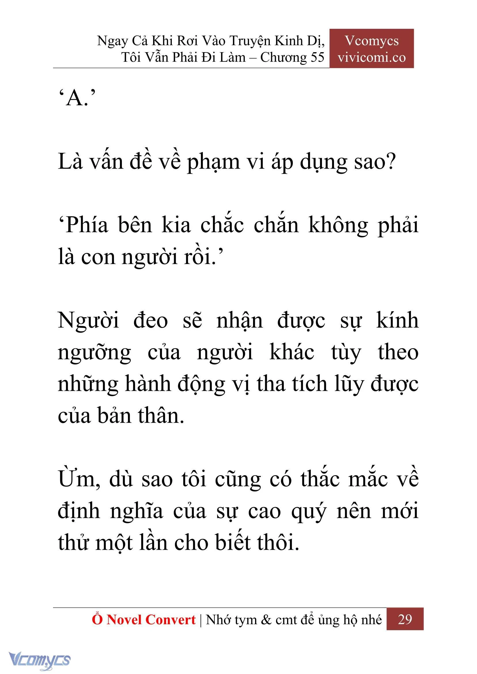 [Novel] Ngay Cả Khi Rơi Vào Truyện Kinh Dị, Tôi Vẫn Phải Đi Làm Chapter  55 - 31