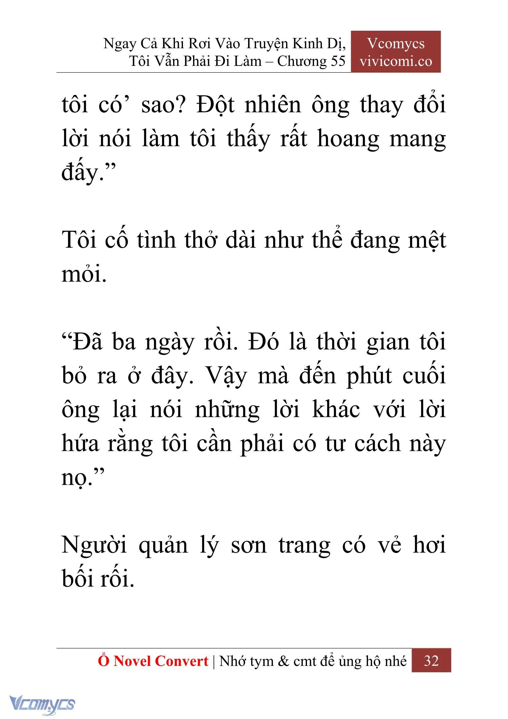 [Novel] Ngay Cả Khi Rơi Vào Truyện Kinh Dị, Tôi Vẫn Phải Đi Làm Chapter  55 - 34