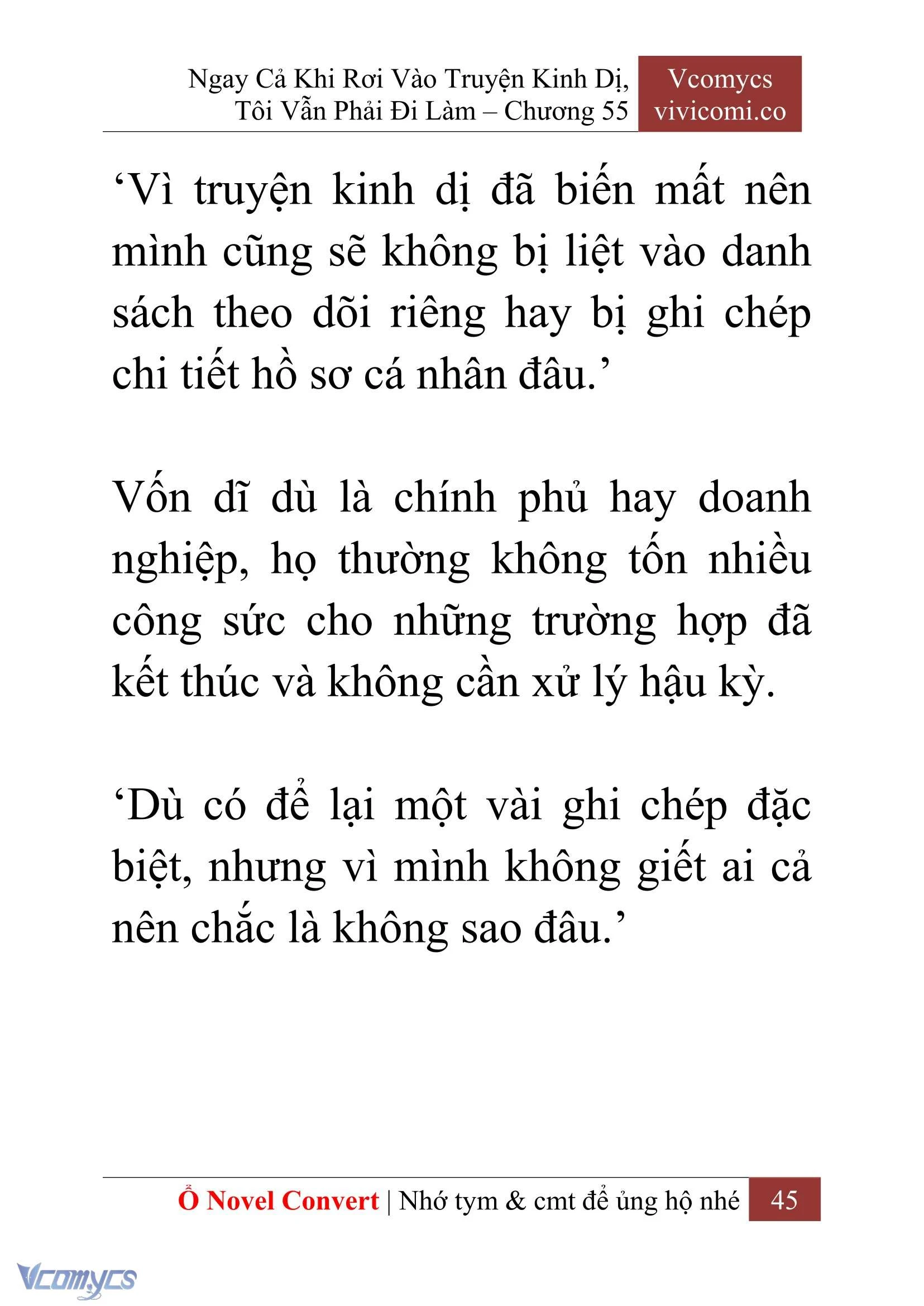 [Novel] Ngay Cả Khi Rơi Vào Truyện Kinh Dị, Tôi Vẫn Phải Đi Làm Chapter  55 - 47