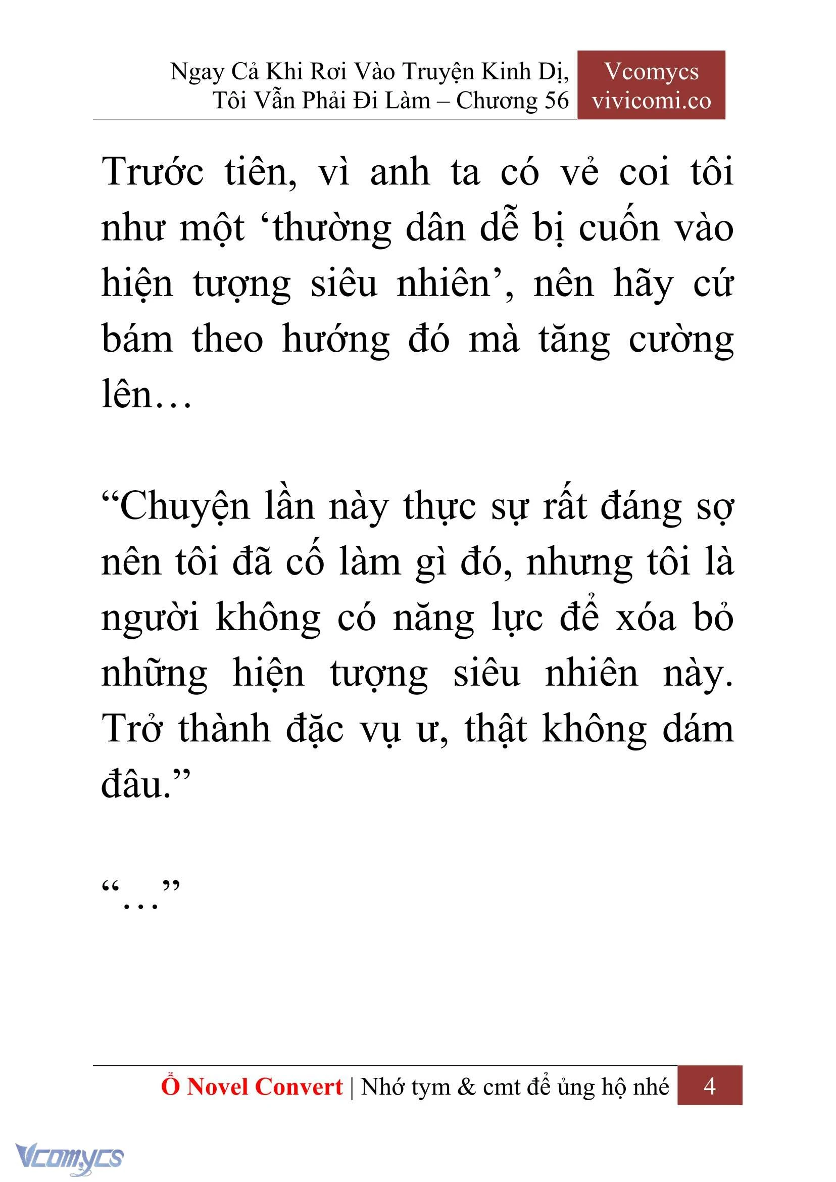 [Novel] Ngay Cả Khi Rơi Vào Truyện Kinh Dị, Tôi Vẫn Phải Đi Làm Chapter  56 - 6