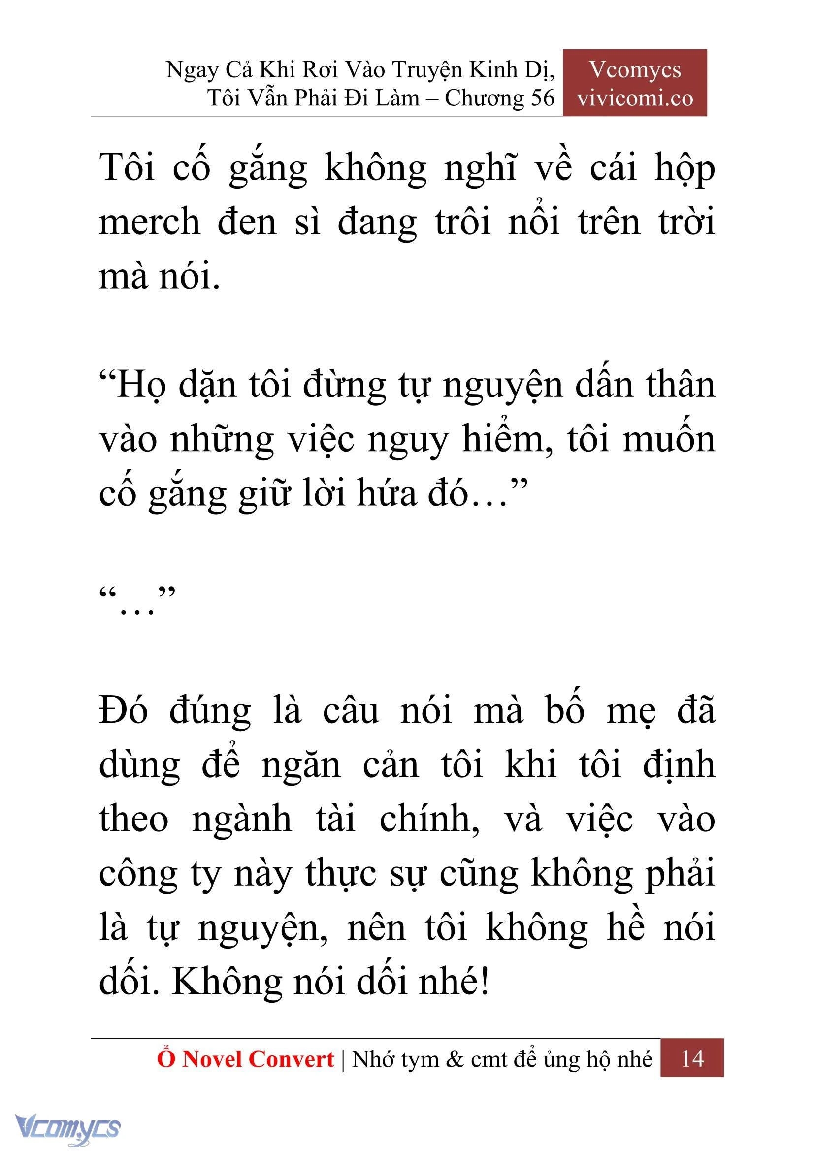 [Novel] Ngay Cả Khi Rơi Vào Truyện Kinh Dị, Tôi Vẫn Phải Đi Làm Chapter  56 - 16