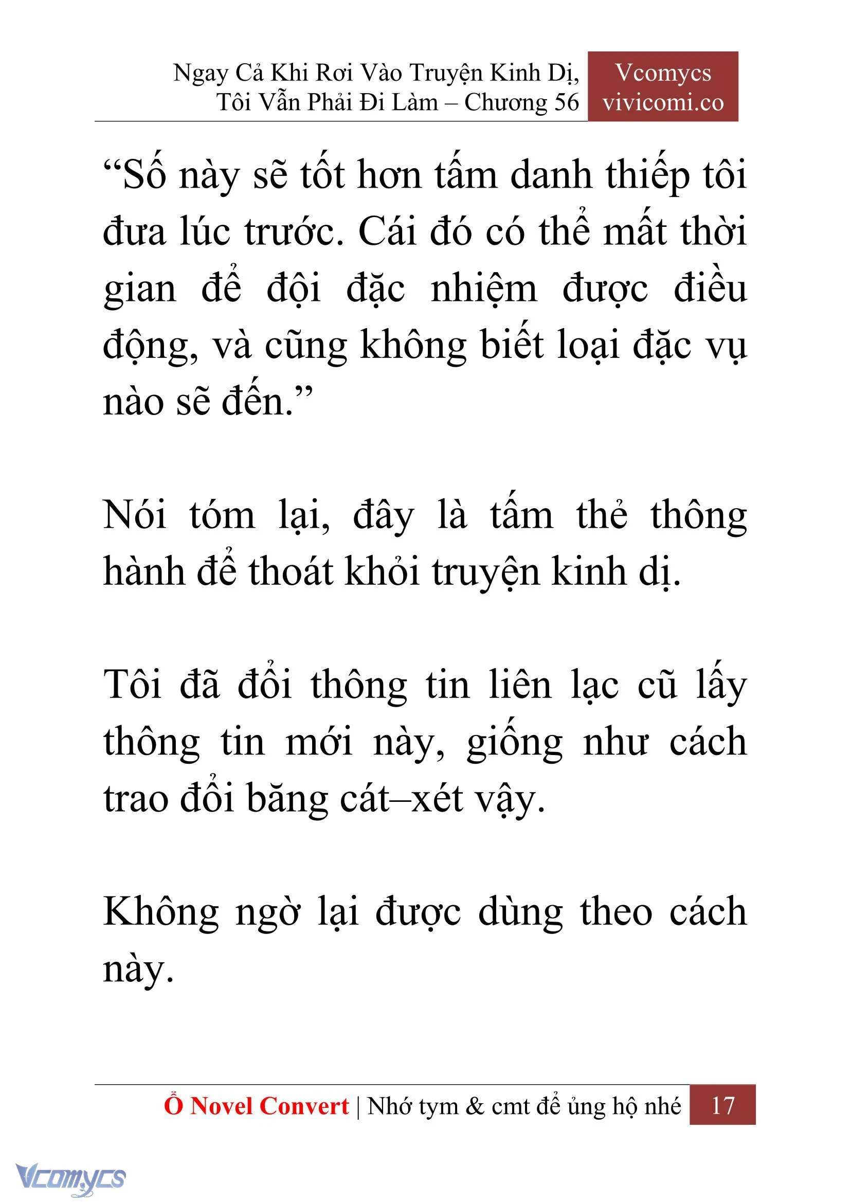 [Novel] Ngay Cả Khi Rơi Vào Truyện Kinh Dị, Tôi Vẫn Phải Đi Làm Chapter  56 - 19