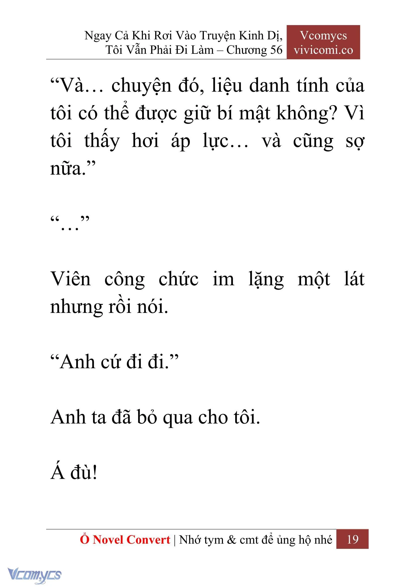 [Novel] Ngay Cả Khi Rơi Vào Truyện Kinh Dị, Tôi Vẫn Phải Đi Làm Chapter  56 - 21