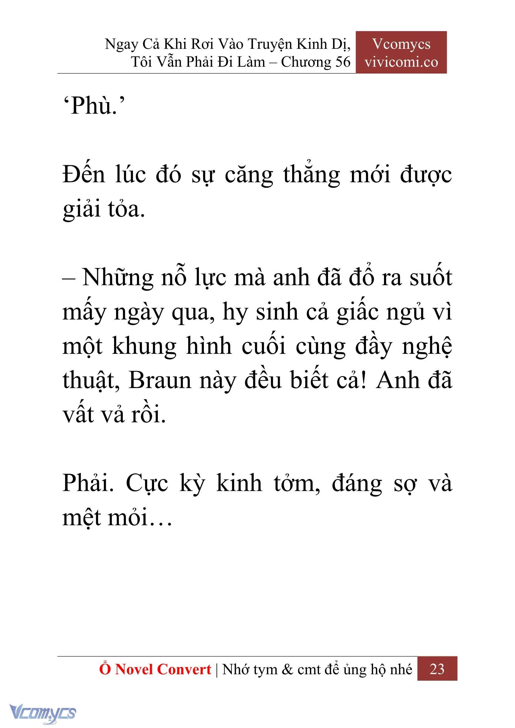 [Novel] Ngay Cả Khi Rơi Vào Truyện Kinh Dị, Tôi Vẫn Phải Đi Làm Chapter  56 - 25