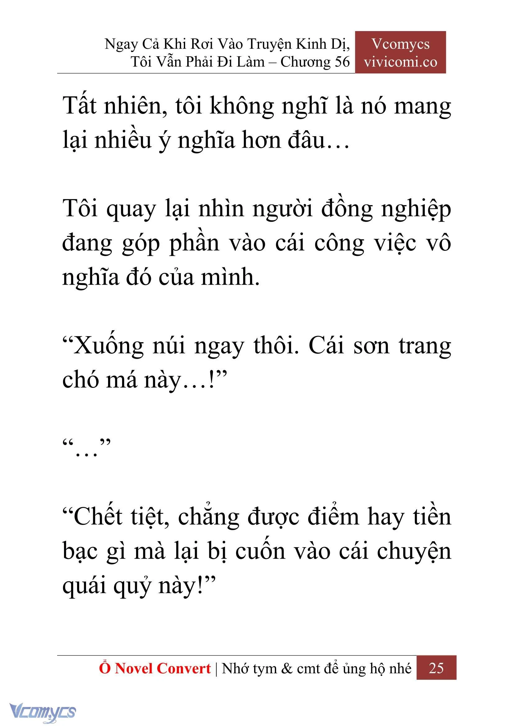 [Novel] Ngay Cả Khi Rơi Vào Truyện Kinh Dị, Tôi Vẫn Phải Đi Làm Chapter  56 - 27