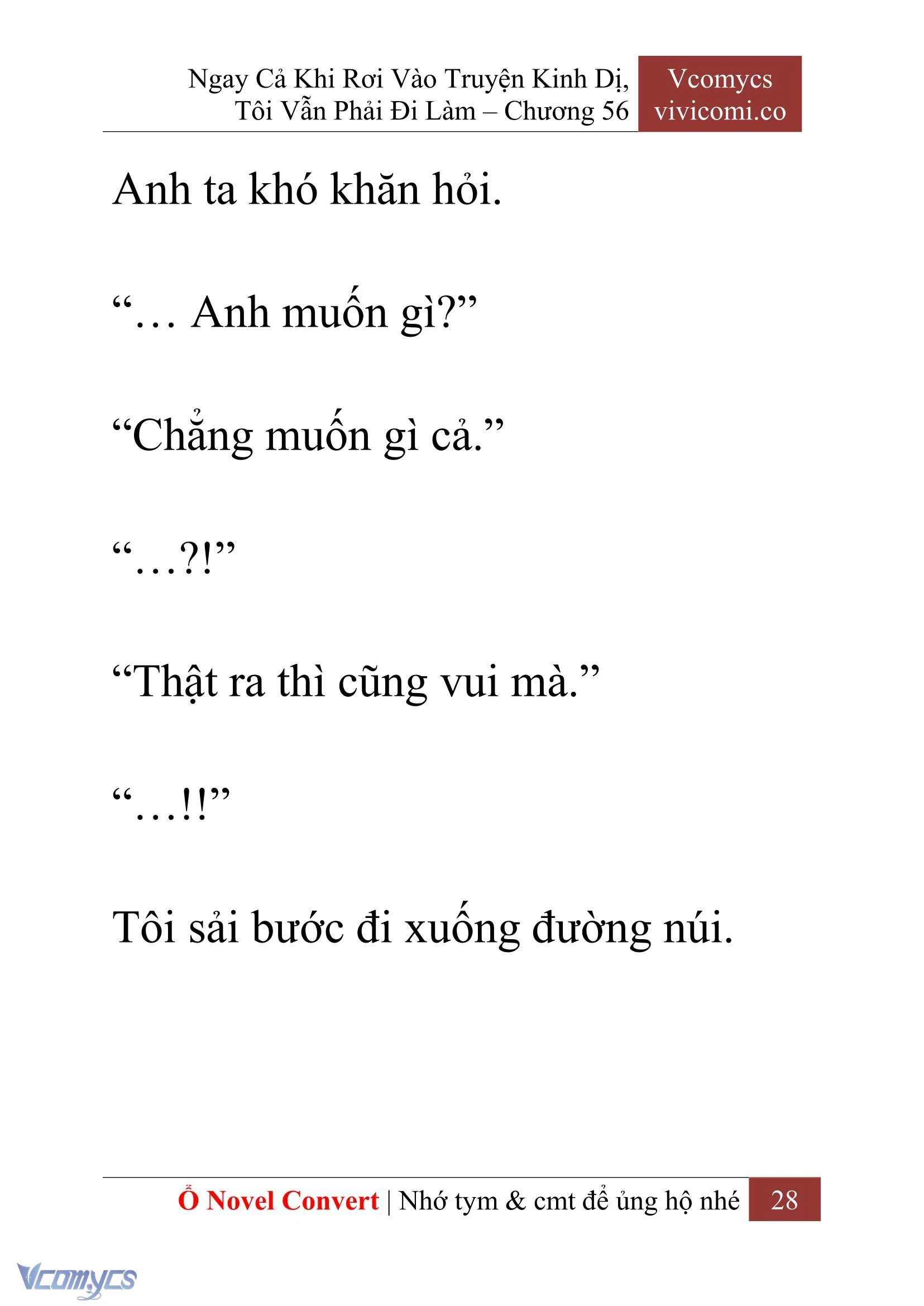 [Novel] Ngay Cả Khi Rơi Vào Truyện Kinh Dị, Tôi Vẫn Phải Đi Làm Chapter  56 - 30