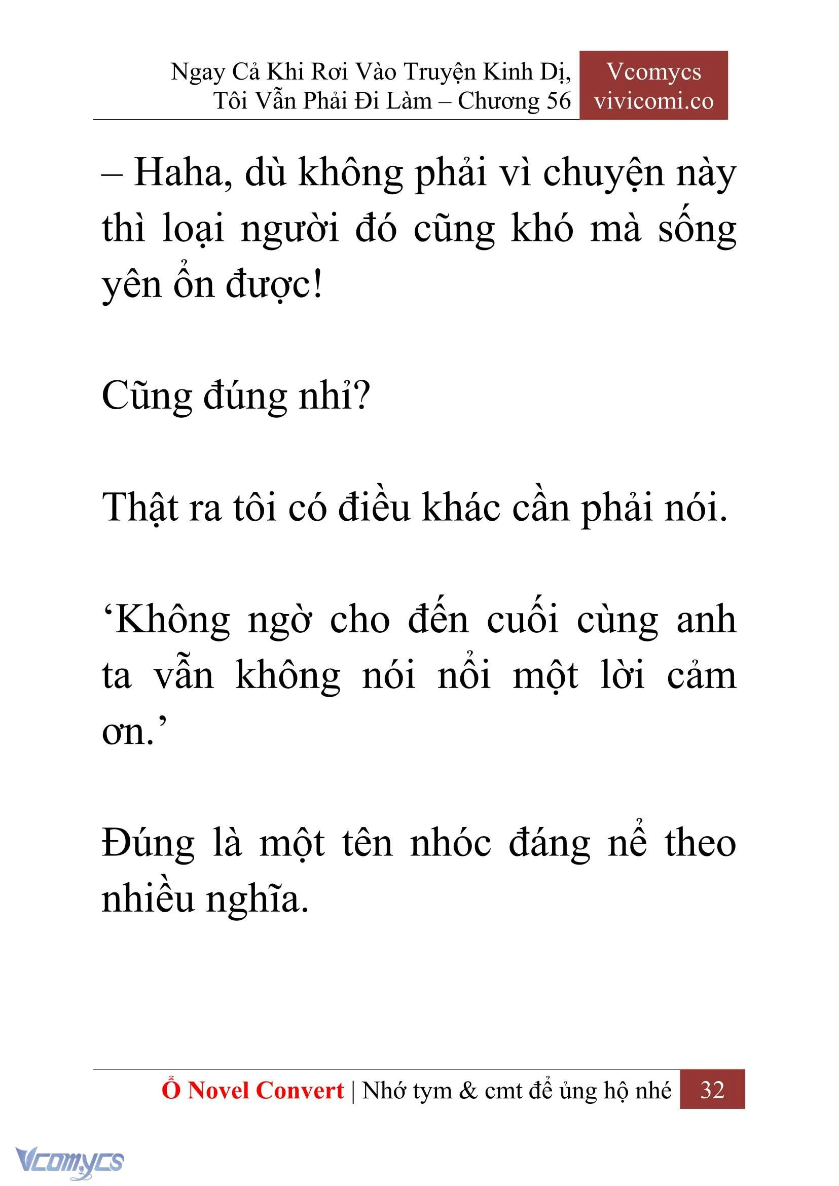 [Novel] Ngay Cả Khi Rơi Vào Truyện Kinh Dị, Tôi Vẫn Phải Đi Làm Chapter  56 - 34