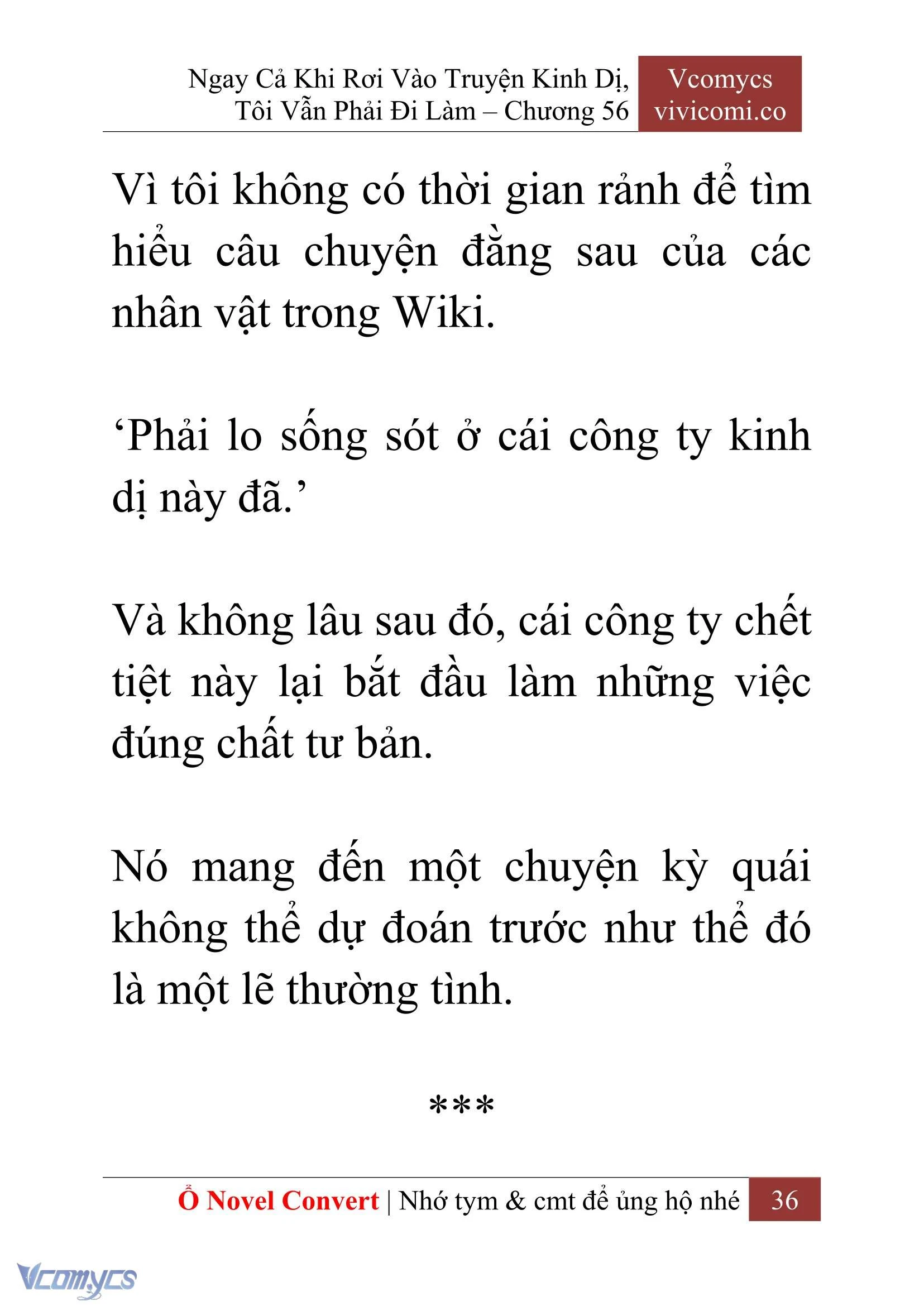 [Novel] Ngay Cả Khi Rơi Vào Truyện Kinh Dị, Tôi Vẫn Phải Đi Làm Chapter  56 - 38
