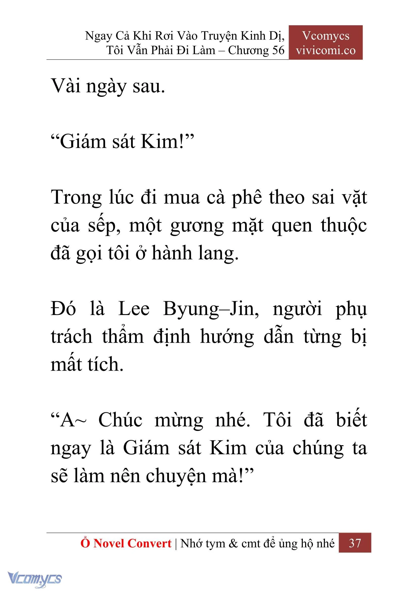 [Novel] Ngay Cả Khi Rơi Vào Truyện Kinh Dị, Tôi Vẫn Phải Đi Làm Chapter  56 - 39