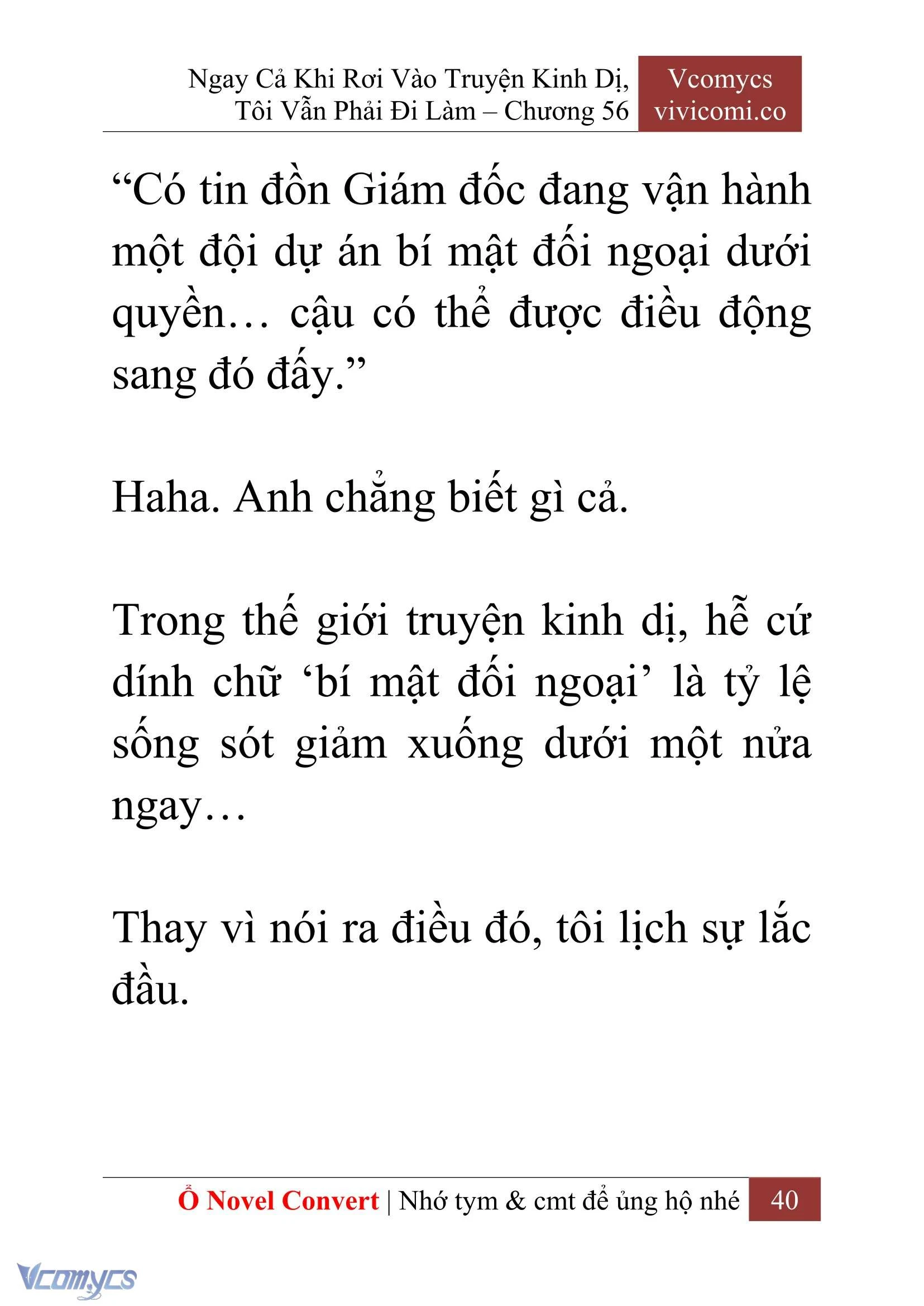 [Novel] Ngay Cả Khi Rơi Vào Truyện Kinh Dị, Tôi Vẫn Phải Đi Làm Chapter  56 - 42