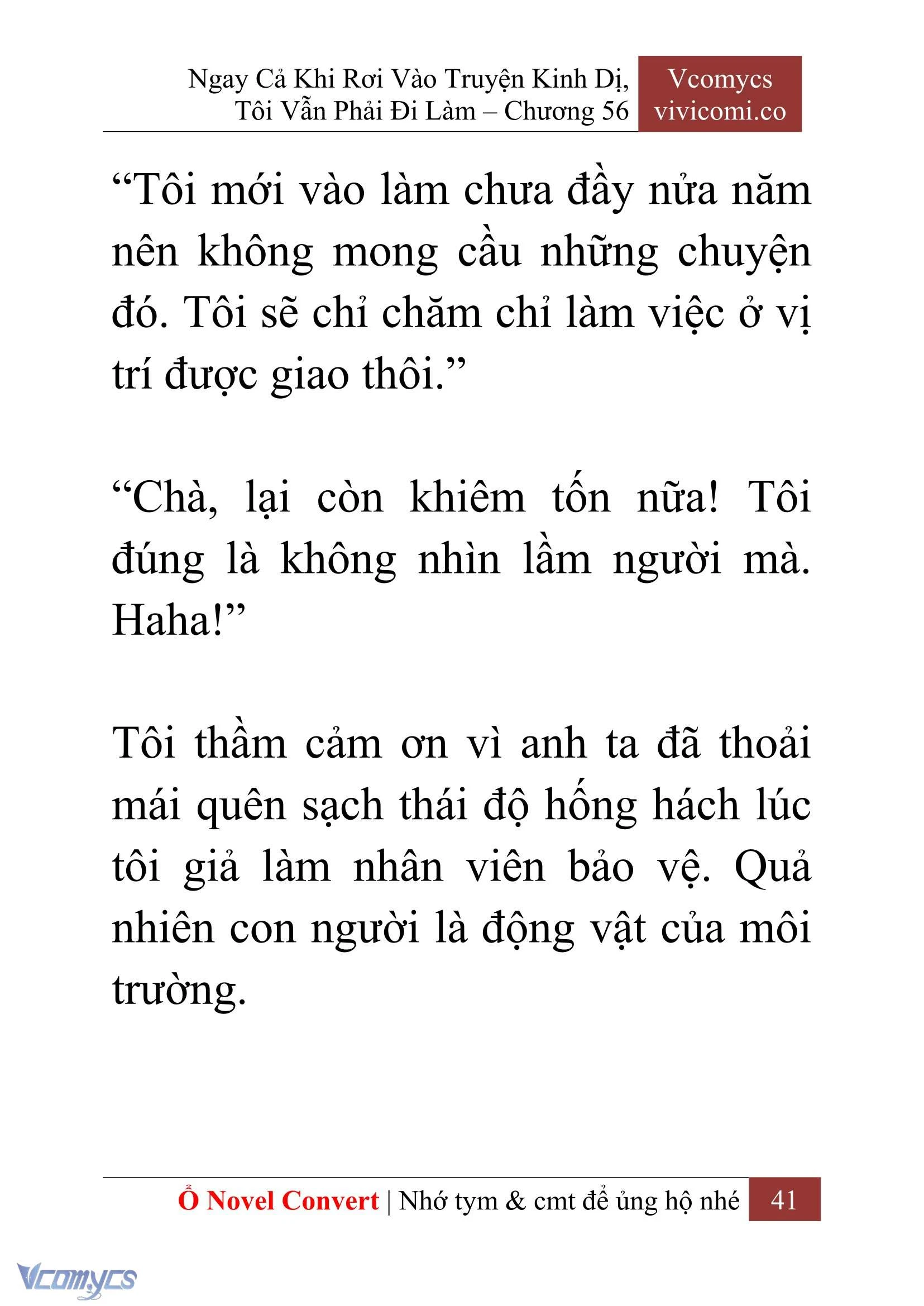 [Novel] Ngay Cả Khi Rơi Vào Truyện Kinh Dị, Tôi Vẫn Phải Đi Làm Chapter  56 - 43