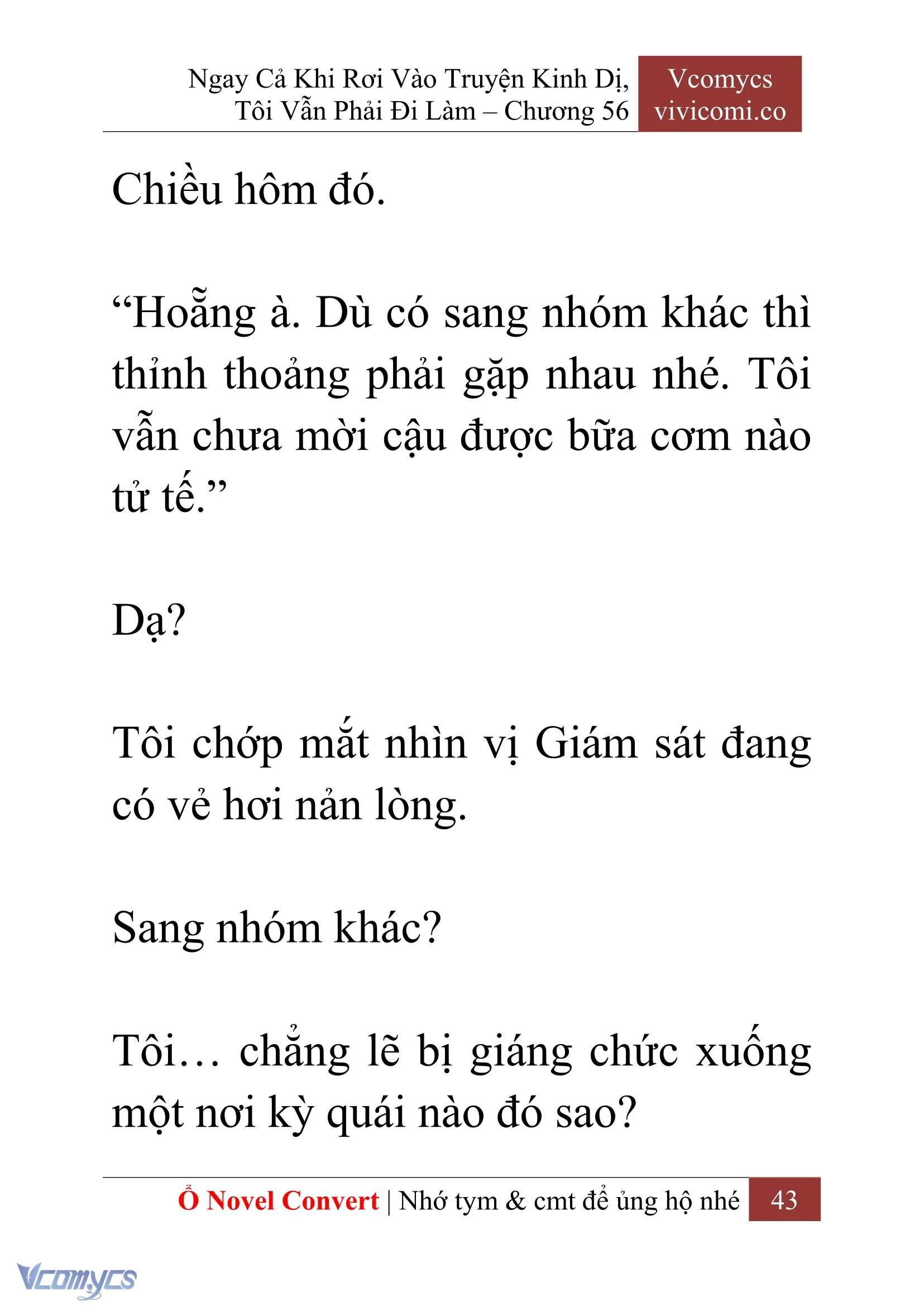 [Novel] Ngay Cả Khi Rơi Vào Truyện Kinh Dị, Tôi Vẫn Phải Đi Làm Chapter  56 - 45