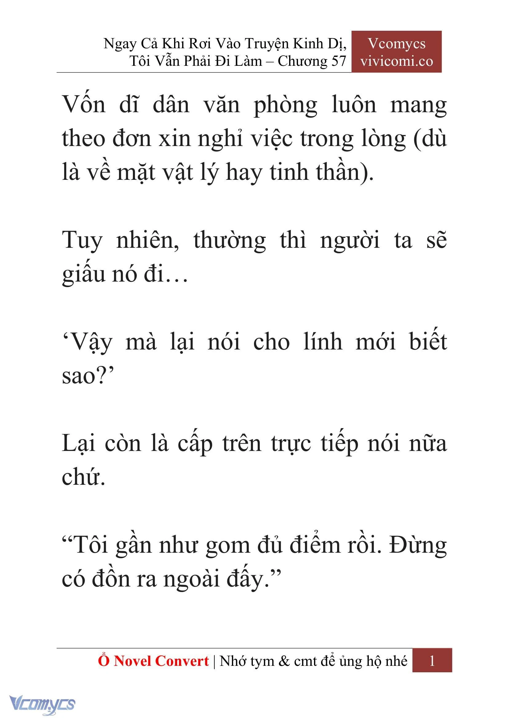[Novel] Ngay Cả Khi Rơi Vào Truyện Kinh Dị, Tôi Vẫn Phải Đi Làm Chapter  57 - 4