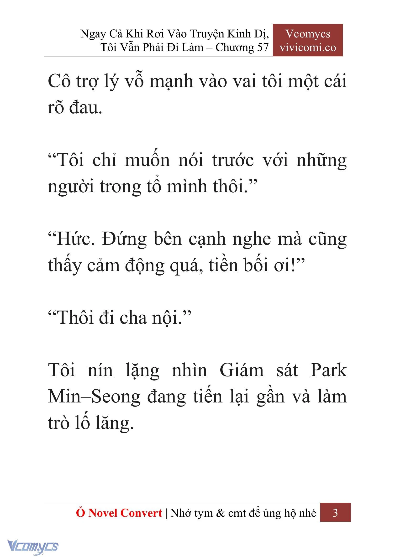 [Novel] Ngay Cả Khi Rơi Vào Truyện Kinh Dị, Tôi Vẫn Phải Đi Làm Chapter  57 - 6