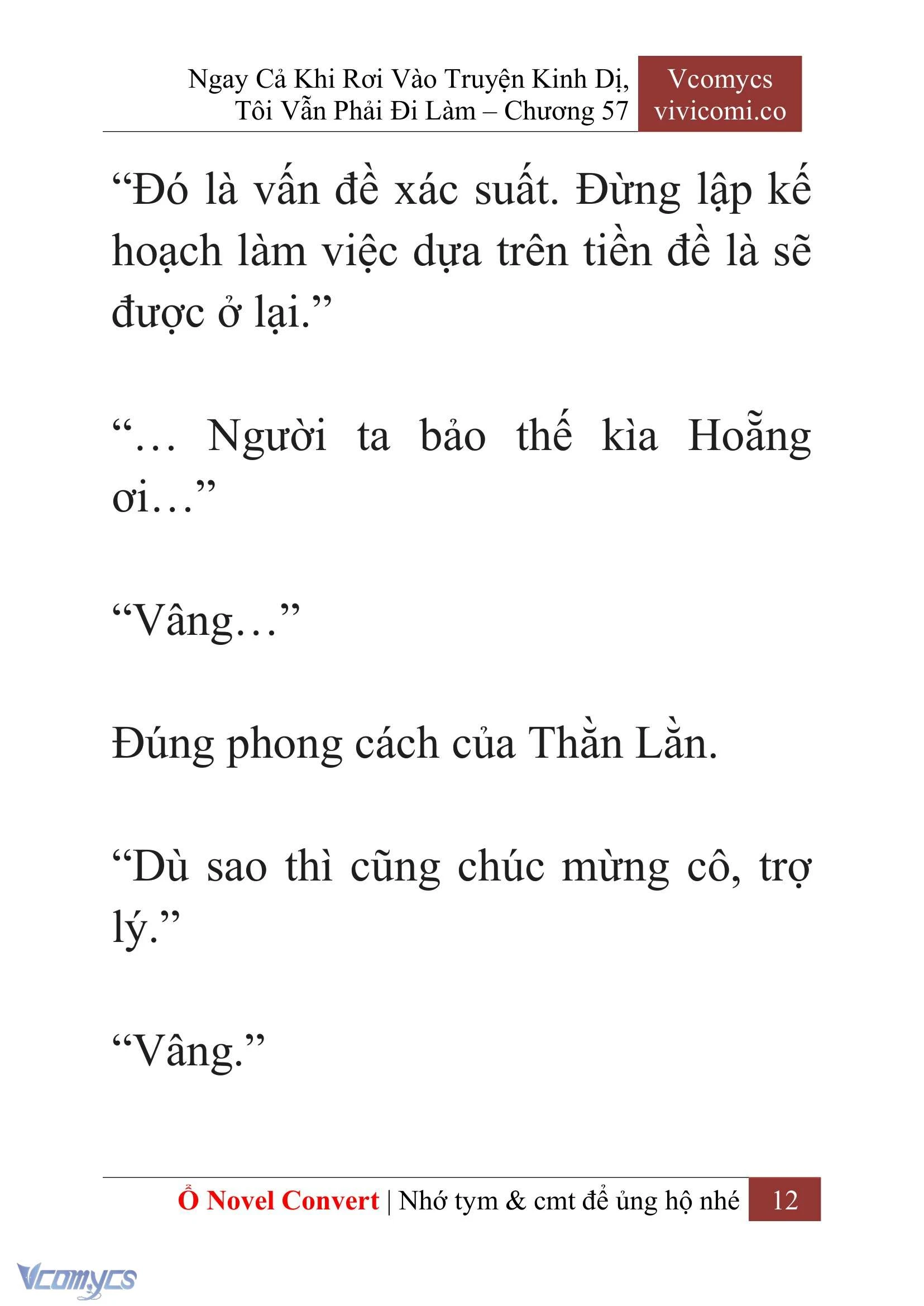 [Novel] Ngay Cả Khi Rơi Vào Truyện Kinh Dị, Tôi Vẫn Phải Đi Làm Chapter  57 - 15