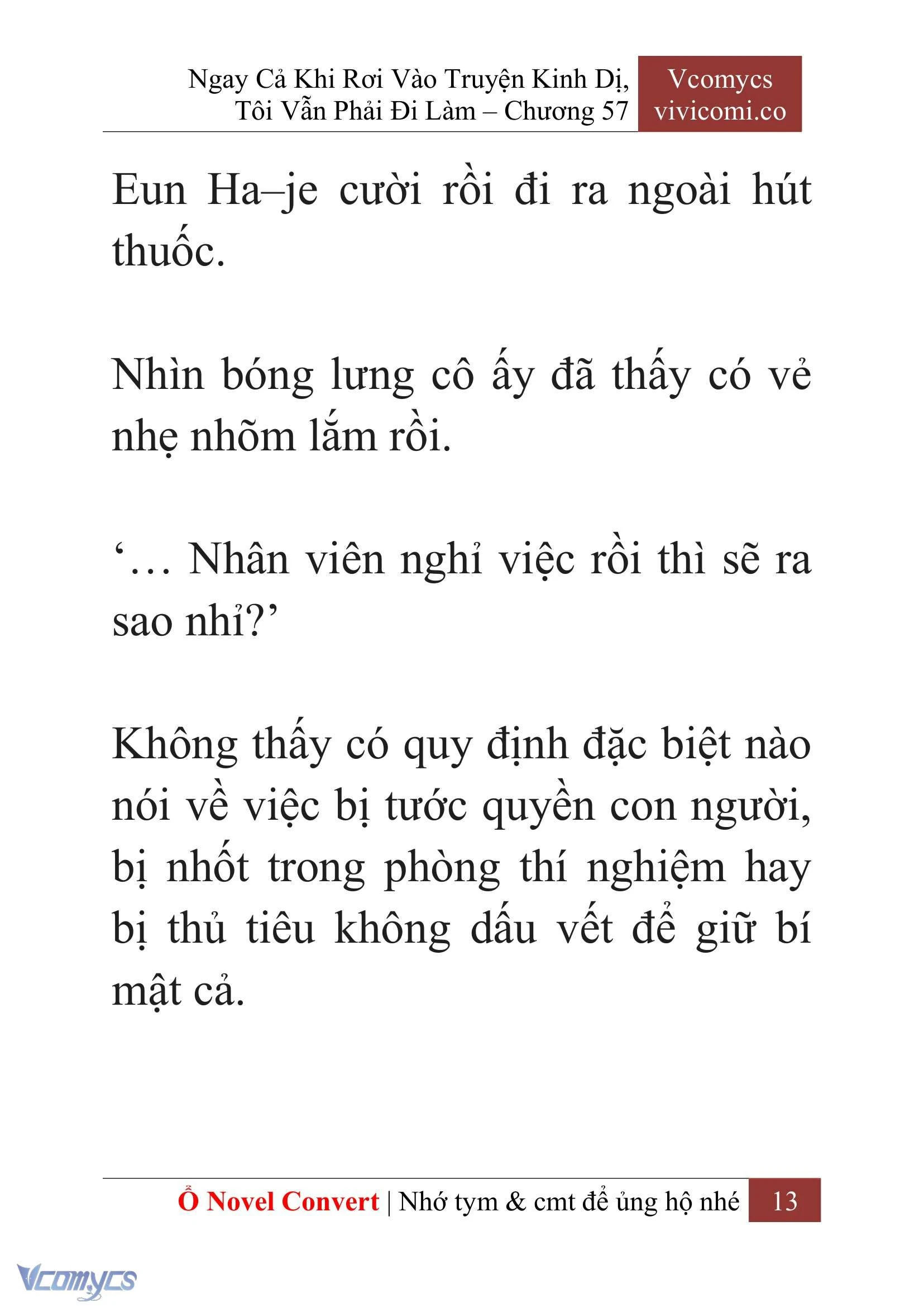 [Novel] Ngay Cả Khi Rơi Vào Truyện Kinh Dị, Tôi Vẫn Phải Đi Làm Chapter  57 - 16