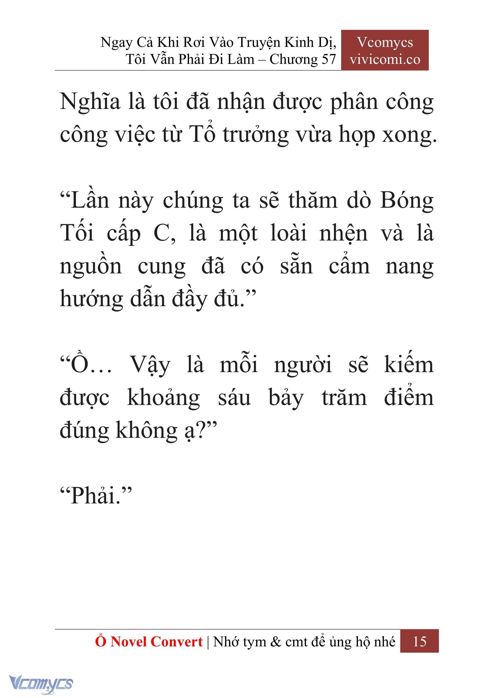 [Novel] Ngay Cả Khi Rơi Vào Truyện Kinh Dị, Tôi Vẫn Phải Đi Làm Chapter  57 - 18