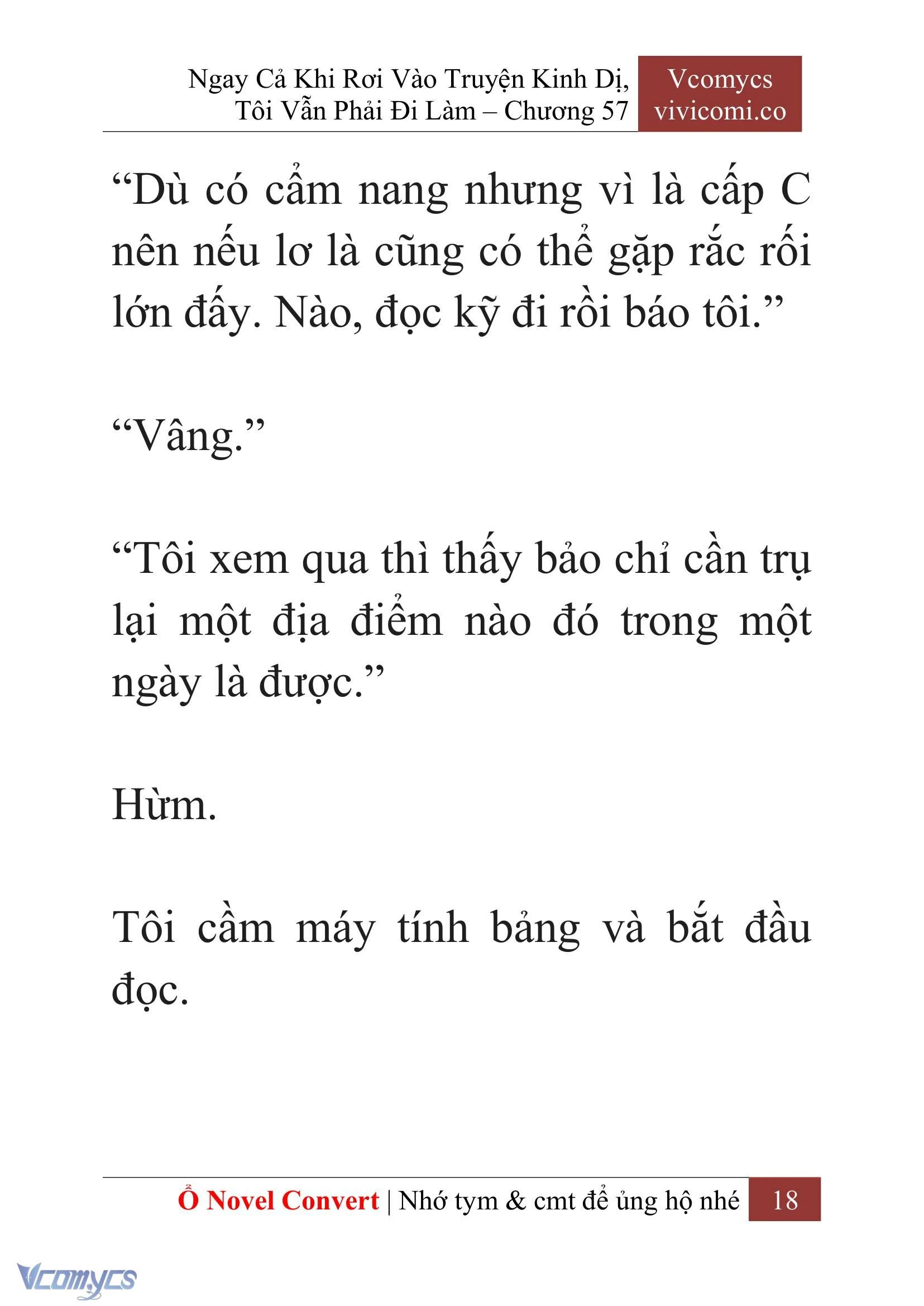 [Novel] Ngay Cả Khi Rơi Vào Truyện Kinh Dị, Tôi Vẫn Phải Đi Làm Chapter  57 - 21