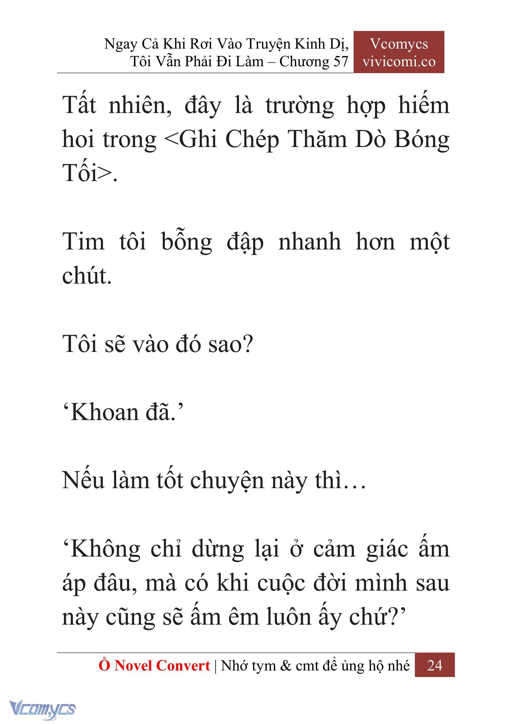 [Novel] Ngay Cả Khi Rơi Vào Truyện Kinh Dị, Tôi Vẫn Phải Đi Làm Chapter  57 - 27