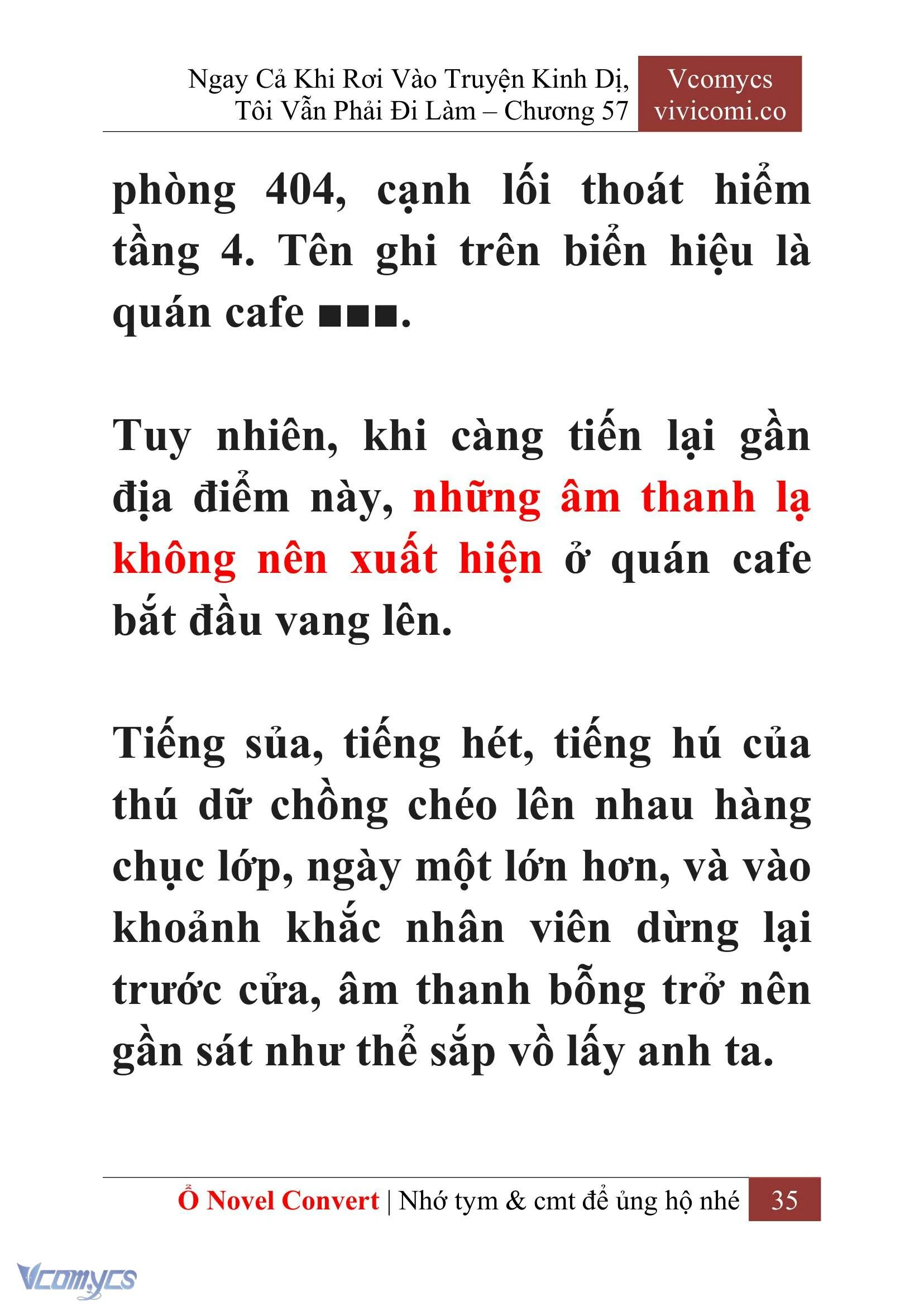 [Novel] Ngay Cả Khi Rơi Vào Truyện Kinh Dị, Tôi Vẫn Phải Đi Làm Chapter  57 - 38
