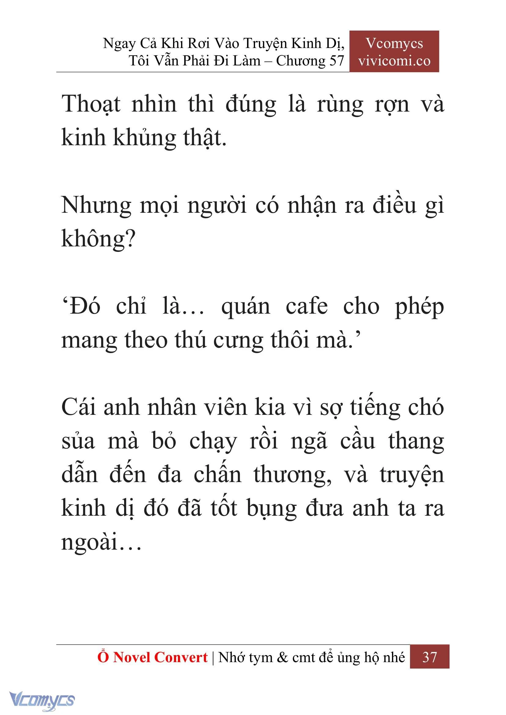 [Novel] Ngay Cả Khi Rơi Vào Truyện Kinh Dị, Tôi Vẫn Phải Đi Làm Chapter  57 - 40