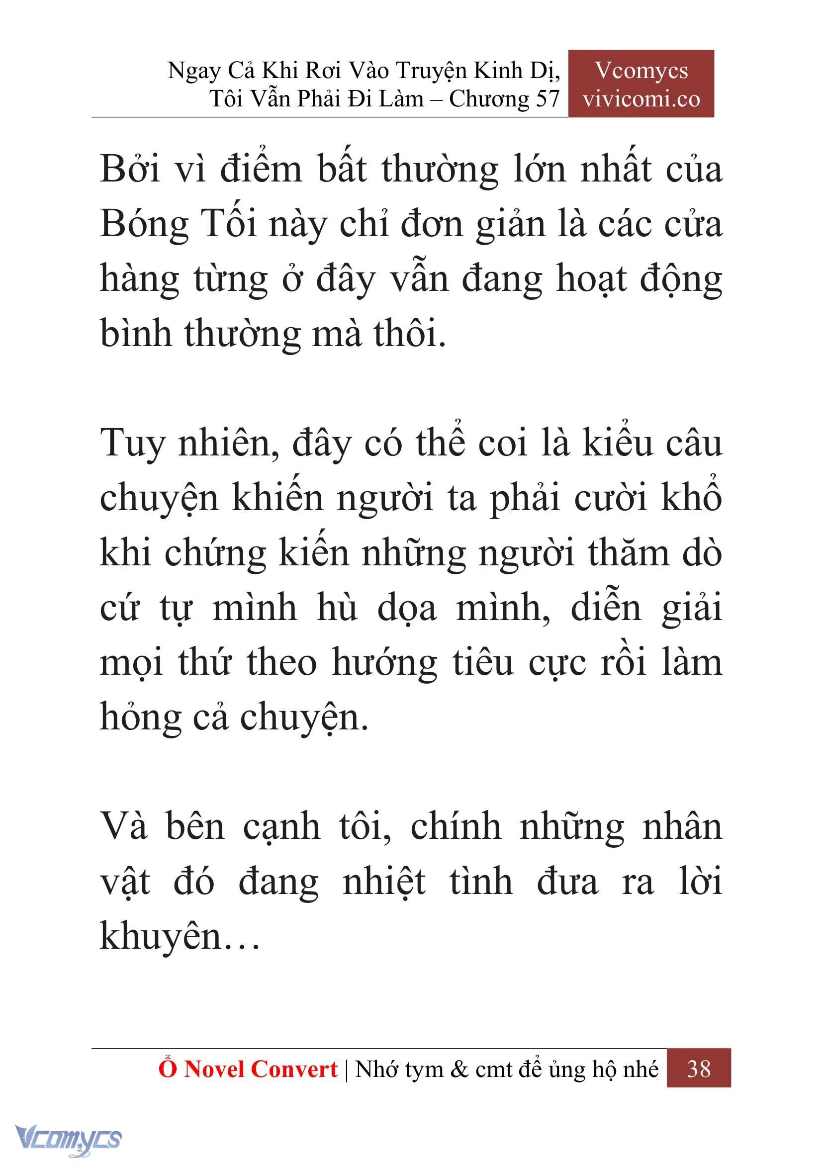 [Novel] Ngay Cả Khi Rơi Vào Truyện Kinh Dị, Tôi Vẫn Phải Đi Làm Chapter  57 - 41