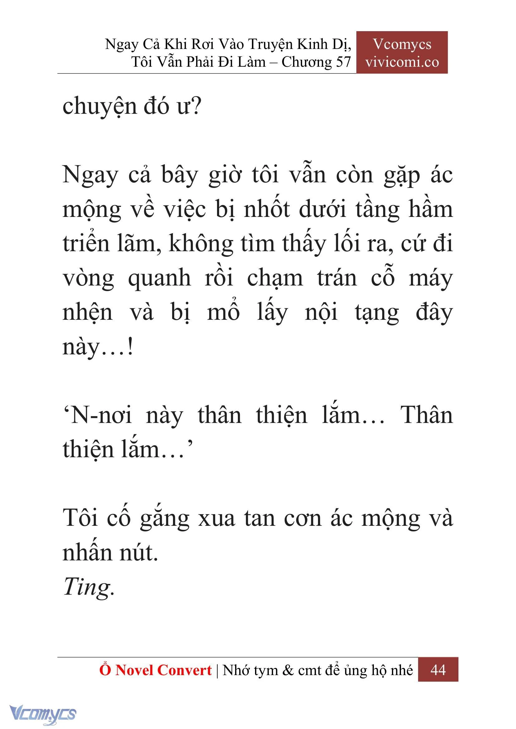 [Novel] Ngay Cả Khi Rơi Vào Truyện Kinh Dị, Tôi Vẫn Phải Đi Làm Chapter  57 - 47