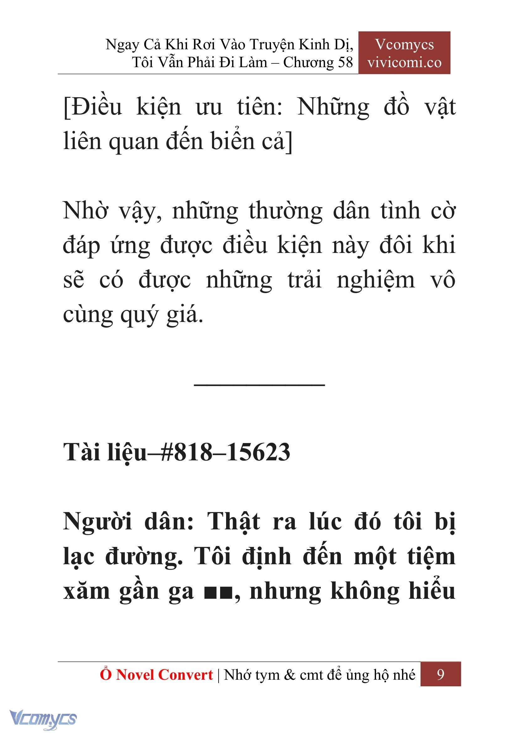 [Novel] Ngay Cả Khi Rơi Vào Truyện Kinh Dị, Tôi Vẫn Phải Đi Làm Chapter  58 - 12