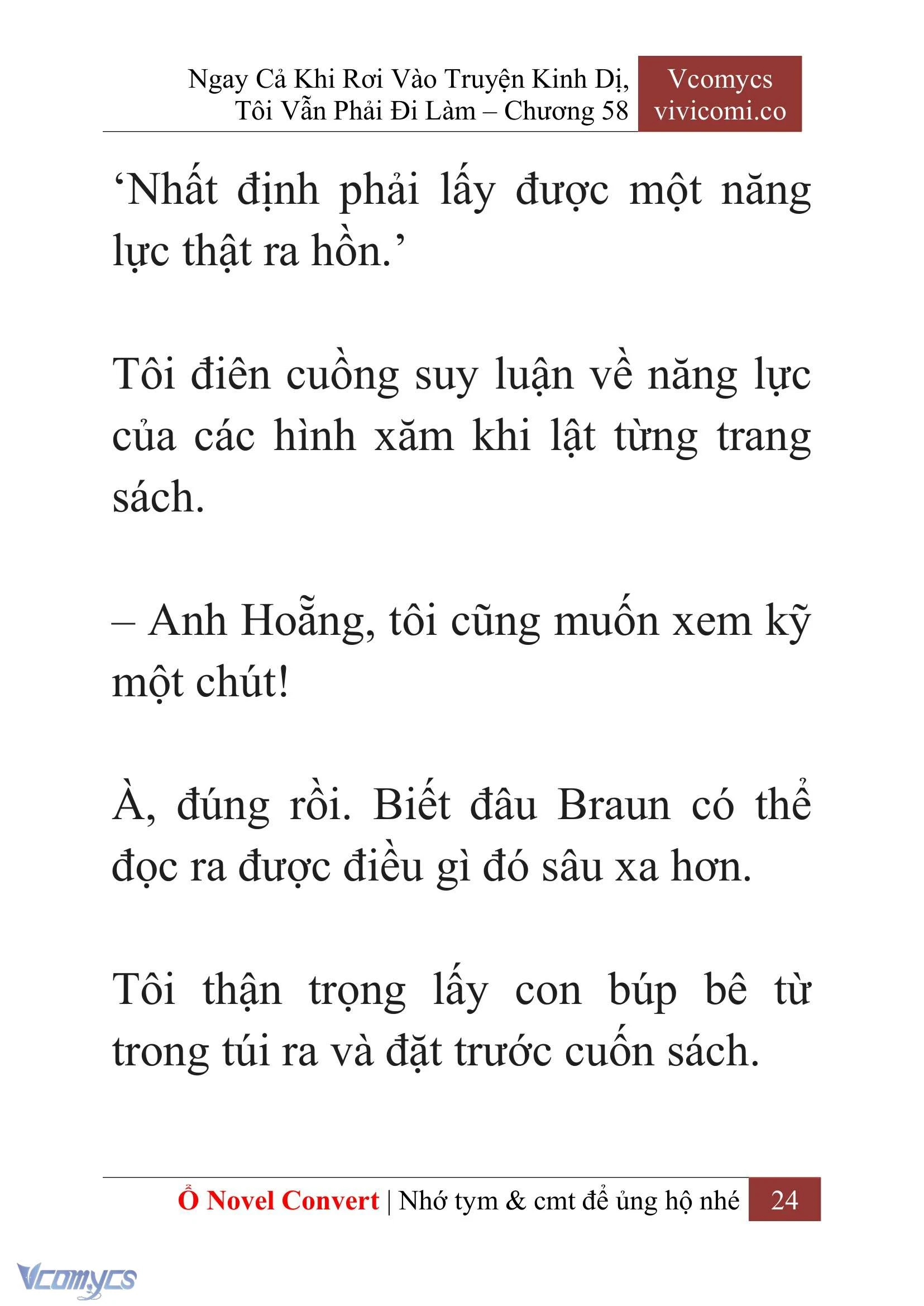 [Novel] Ngay Cả Khi Rơi Vào Truyện Kinh Dị, Tôi Vẫn Phải Đi Làm Chapter  58 - 27