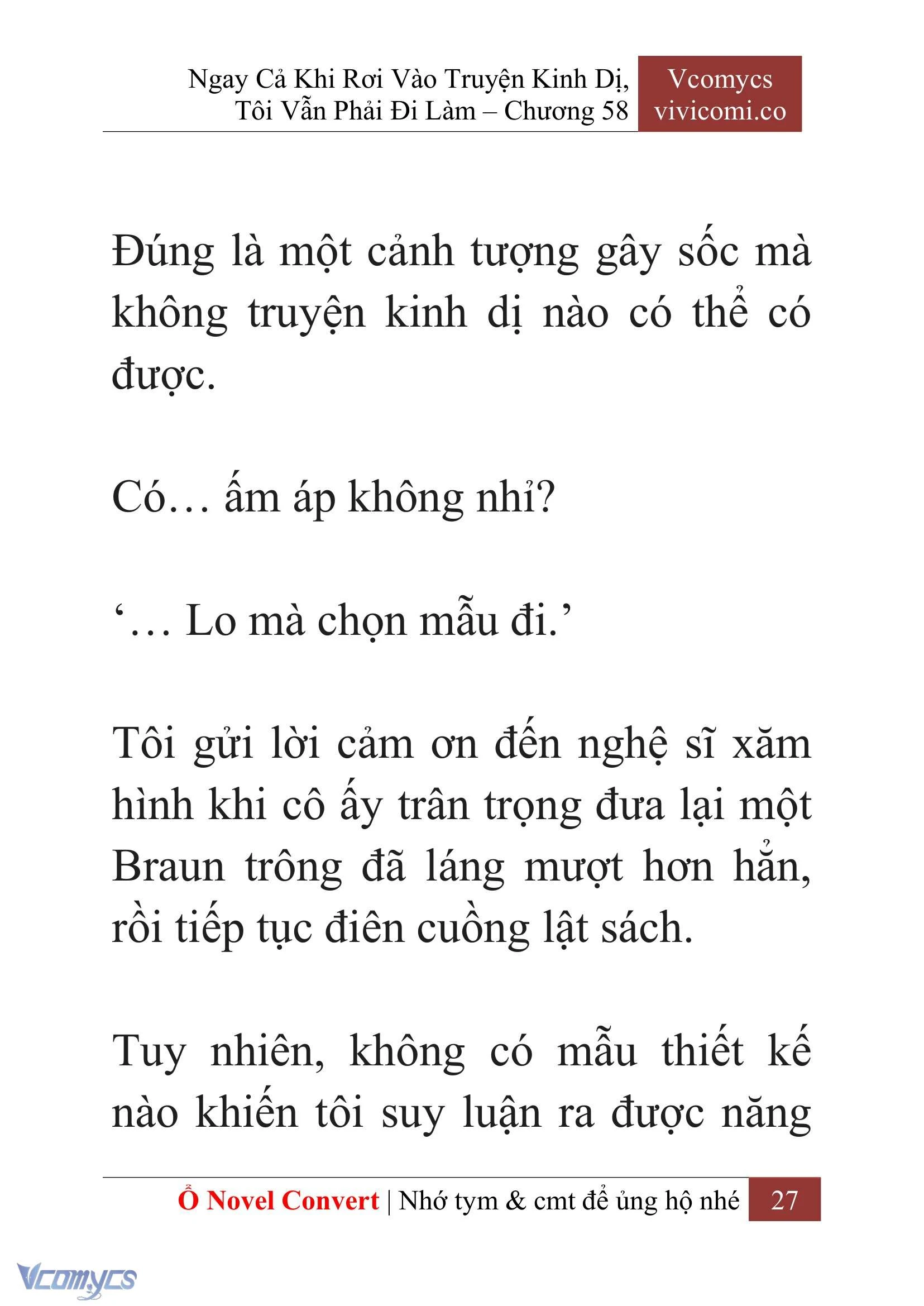 [Novel] Ngay Cả Khi Rơi Vào Truyện Kinh Dị, Tôi Vẫn Phải Đi Làm Chapter  58 - 30