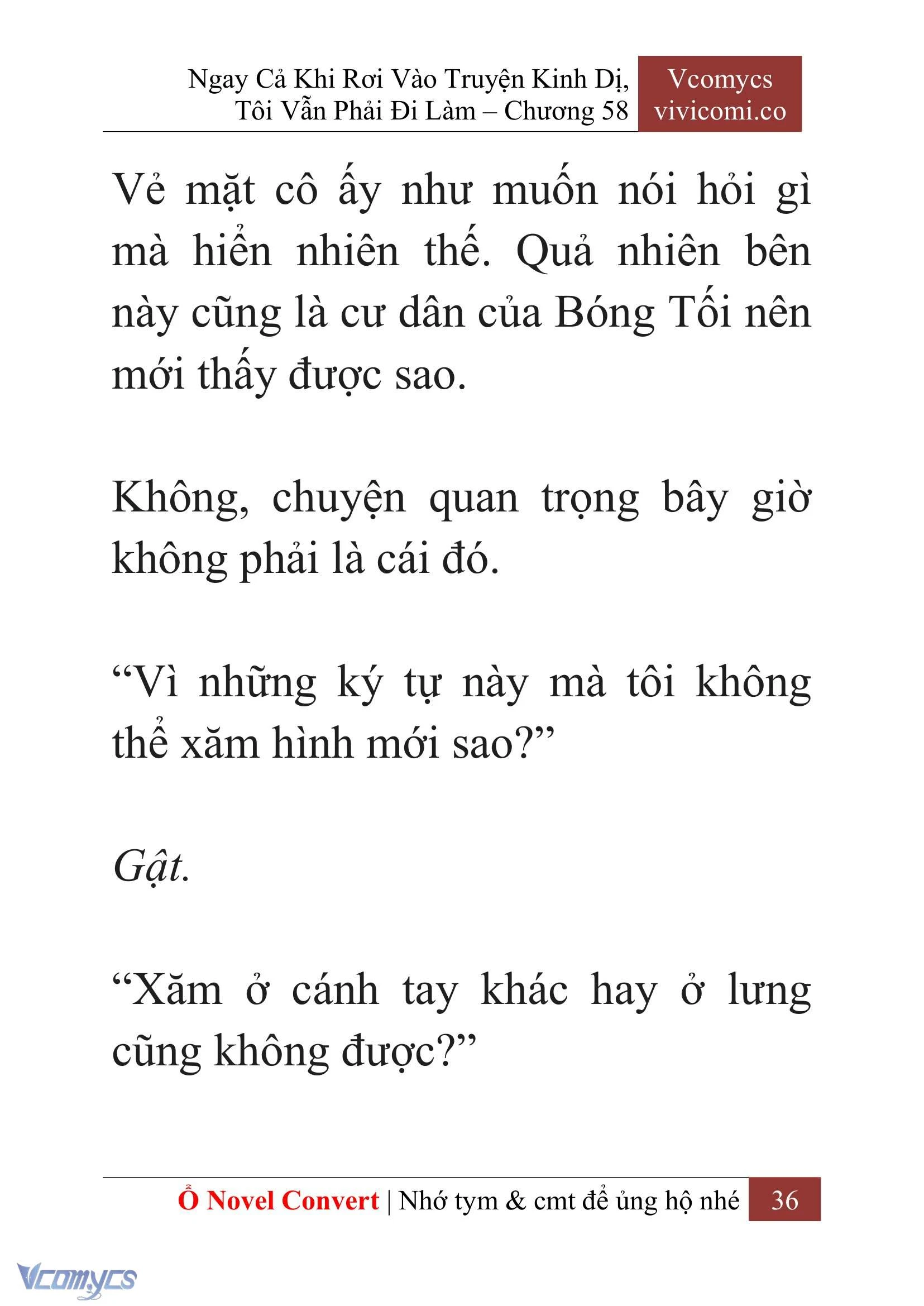 [Novel] Ngay Cả Khi Rơi Vào Truyện Kinh Dị, Tôi Vẫn Phải Đi Làm Chapter  58 - 39