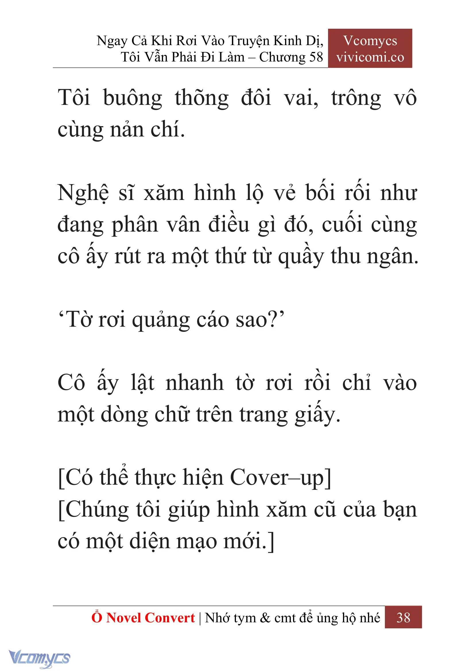[Novel] Ngay Cả Khi Rơi Vào Truyện Kinh Dị, Tôi Vẫn Phải Đi Làm Chapter  58 - 41