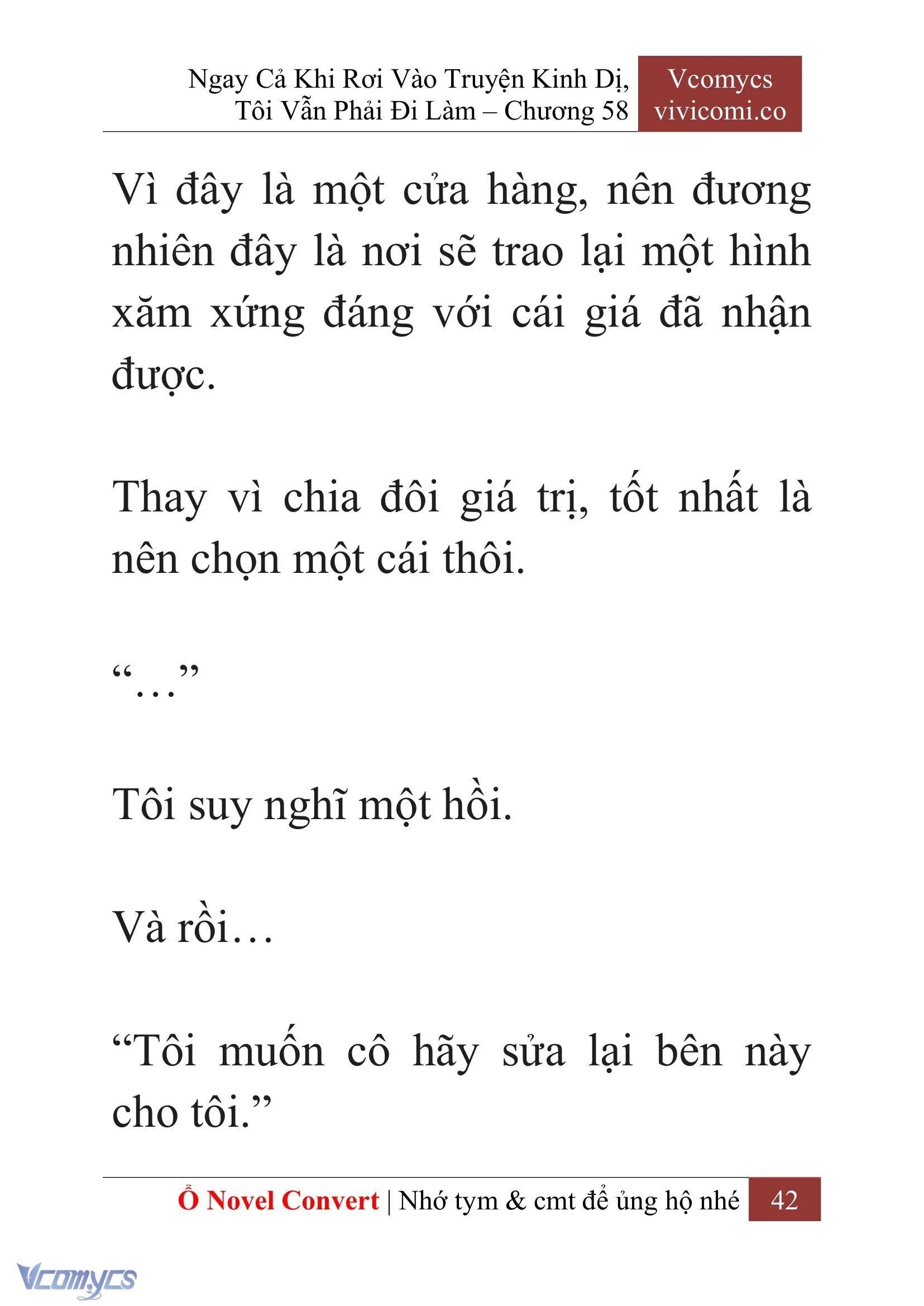 [Novel] Ngay Cả Khi Rơi Vào Truyện Kinh Dị, Tôi Vẫn Phải Đi Làm Chapter  58 - 45