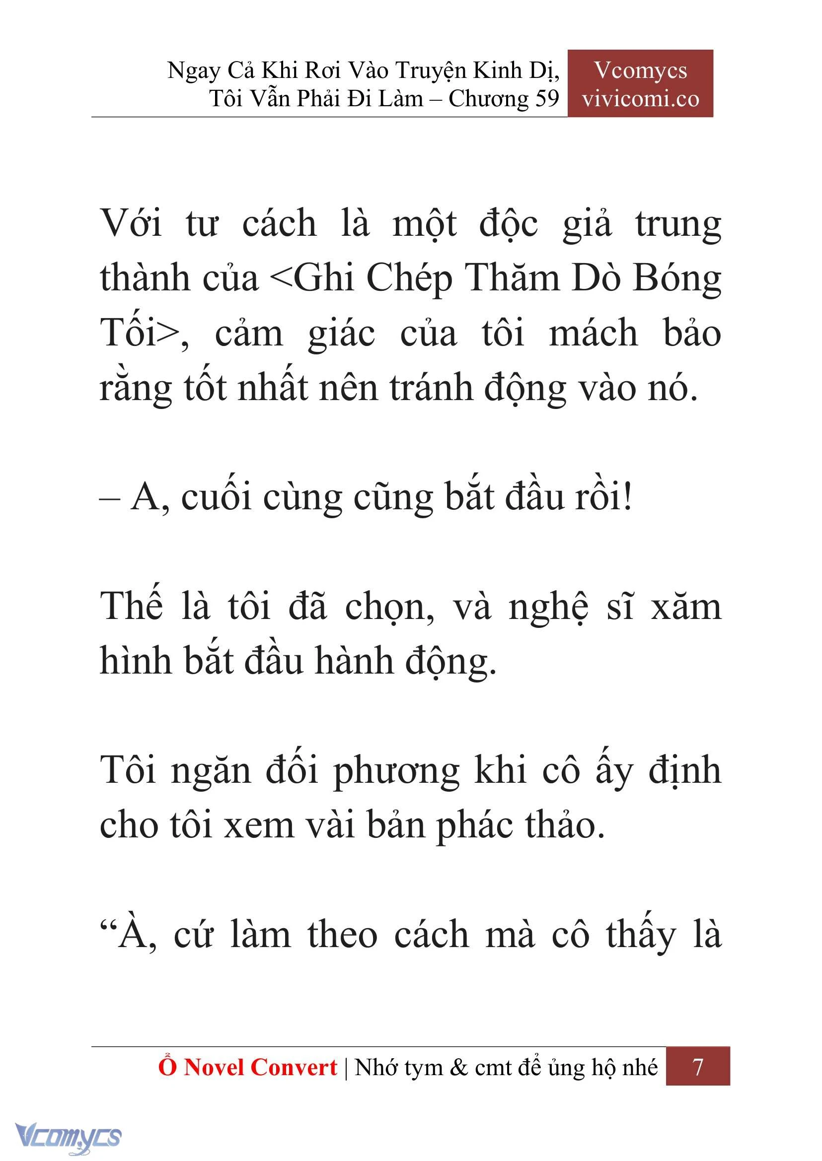 [Novel] Ngay Cả Khi Rơi Vào Truyện Kinh Dị, Tôi Vẫn Phải Đi Làm Chapter  59 - 10