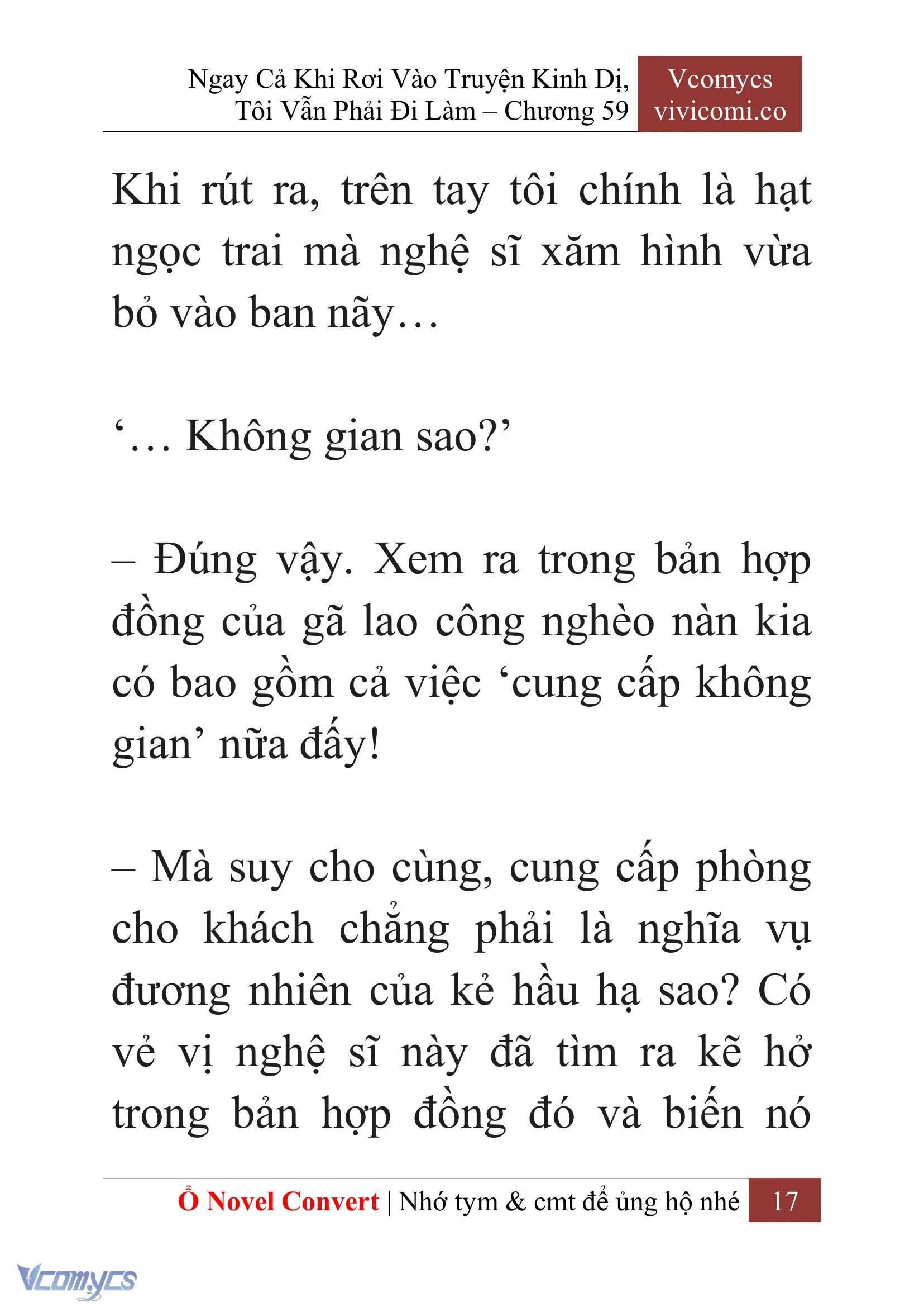 [Novel] Ngay Cả Khi Rơi Vào Truyện Kinh Dị, Tôi Vẫn Phải Đi Làm Chapter  59 - 20