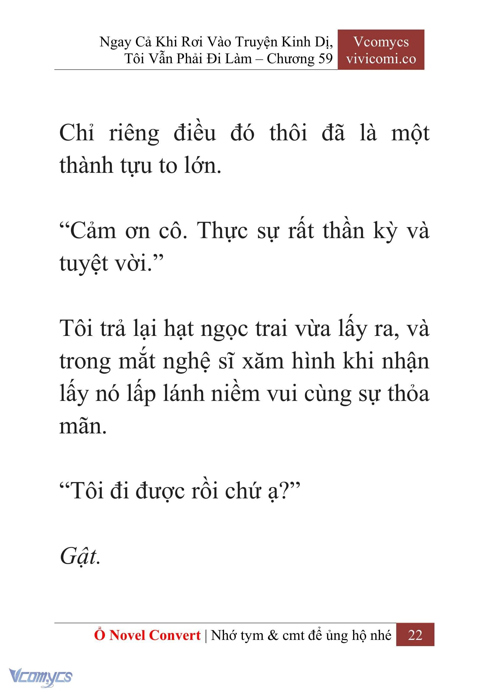 [Novel] Ngay Cả Khi Rơi Vào Truyện Kinh Dị, Tôi Vẫn Phải Đi Làm Chapter  59 - 25