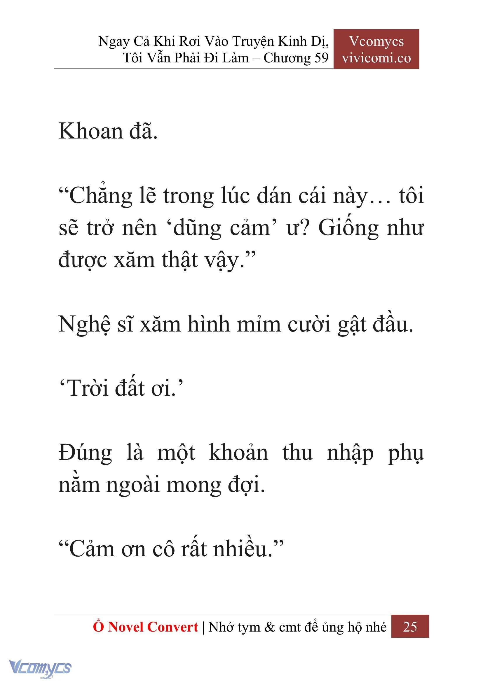[Novel] Ngay Cả Khi Rơi Vào Truyện Kinh Dị, Tôi Vẫn Phải Đi Làm Chapter  59 - 28
