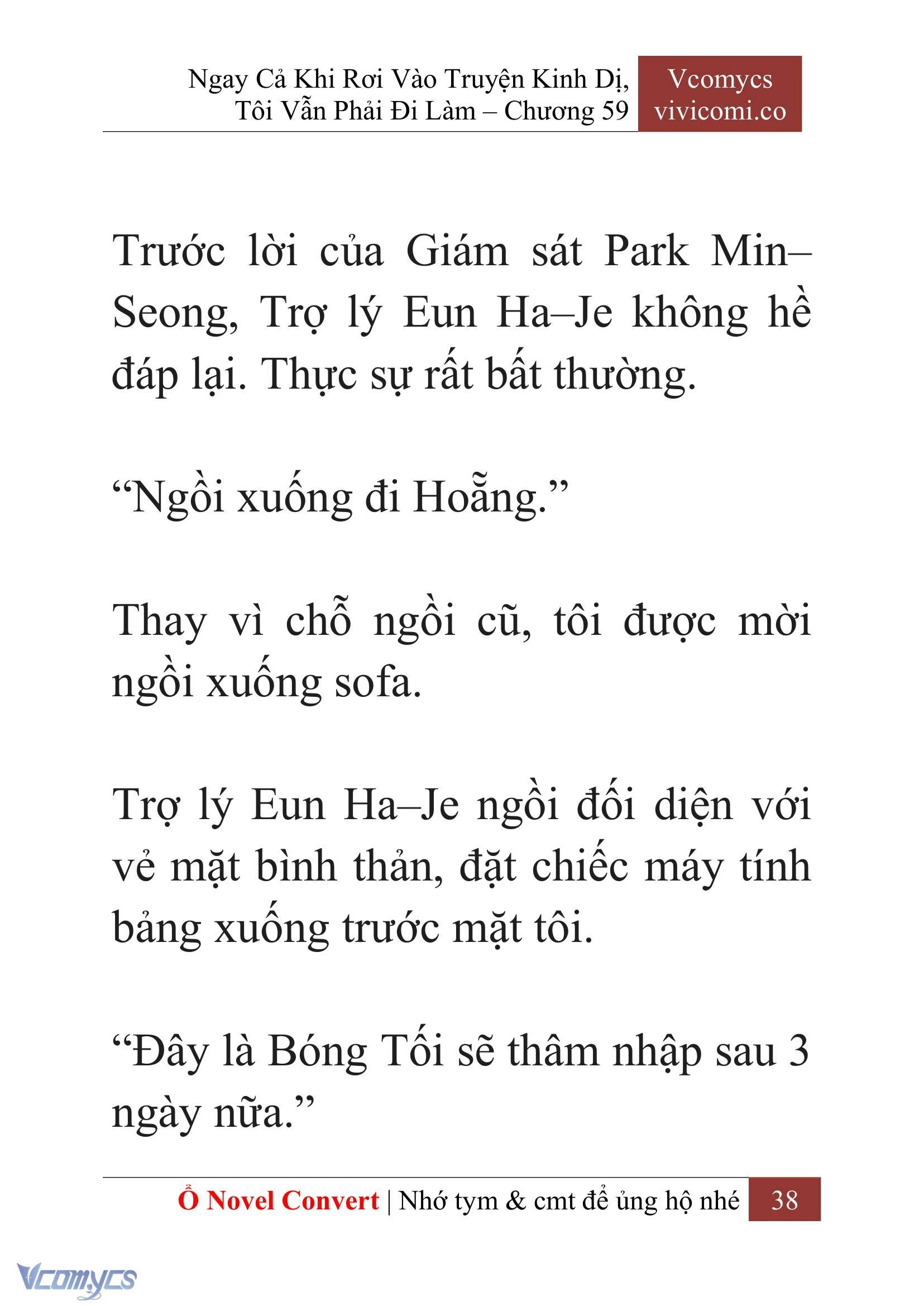 [Novel] Ngay Cả Khi Rơi Vào Truyện Kinh Dị, Tôi Vẫn Phải Đi Làm Chapter  59 - 41