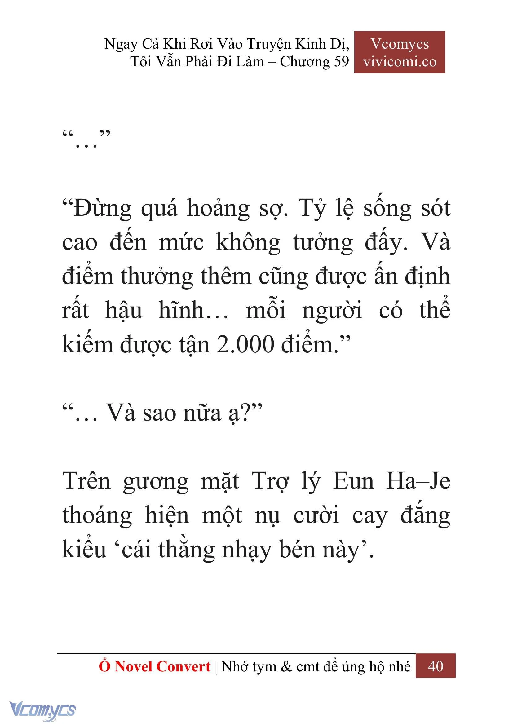 [Novel] Ngay Cả Khi Rơi Vào Truyện Kinh Dị, Tôi Vẫn Phải Đi Làm Chapter  59 - 43