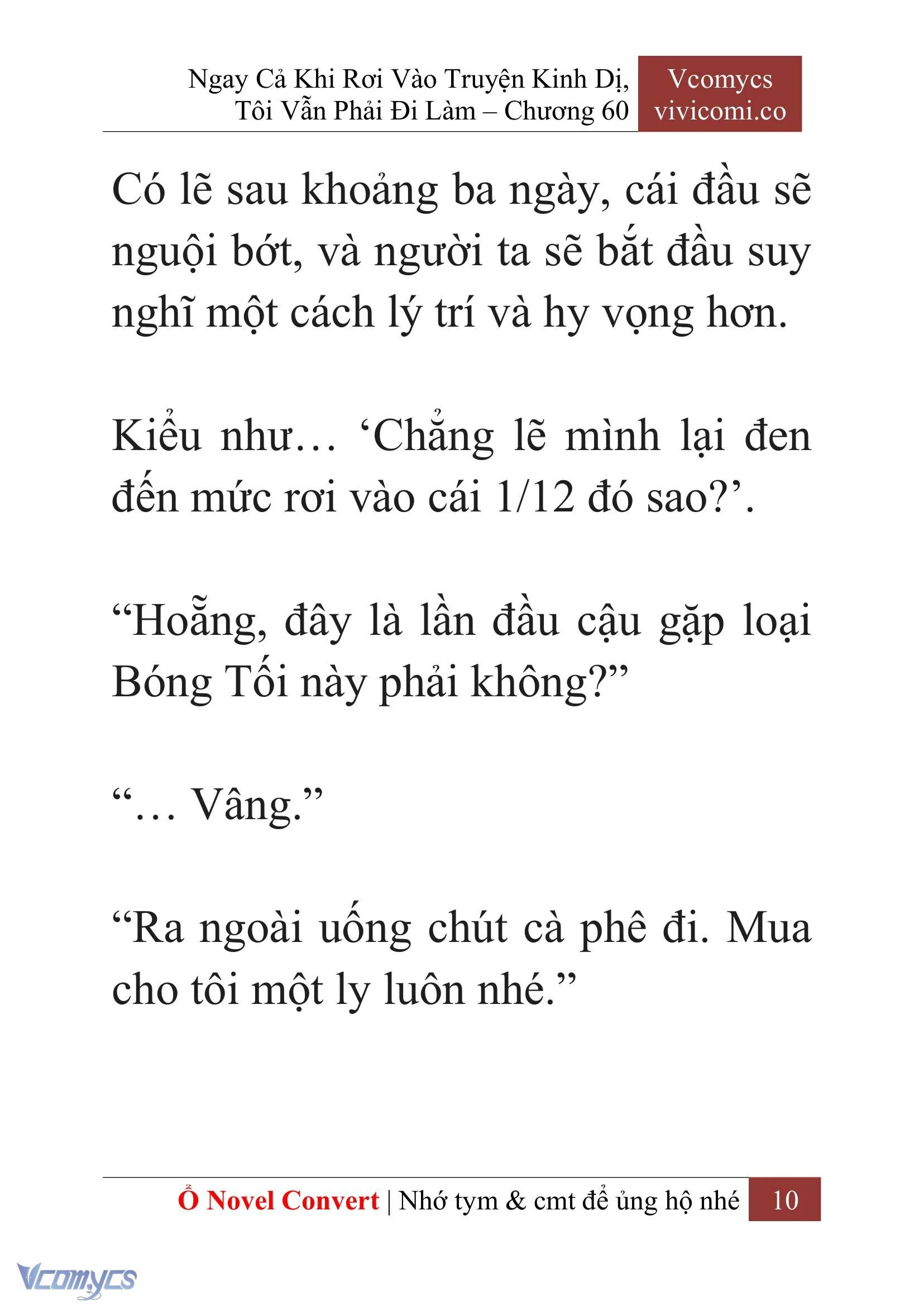 [Novel] Ngay Cả Khi Rơi Vào Truyện Kinh Dị, Tôi Vẫn Phải Đi Làm Chapter  60 - 13